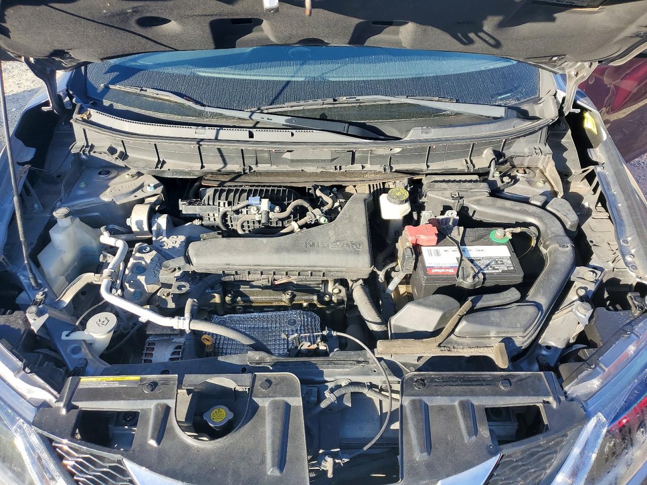 2015 Nissan Rogue Sv Gray vin: KNMAT2MT8FP502928