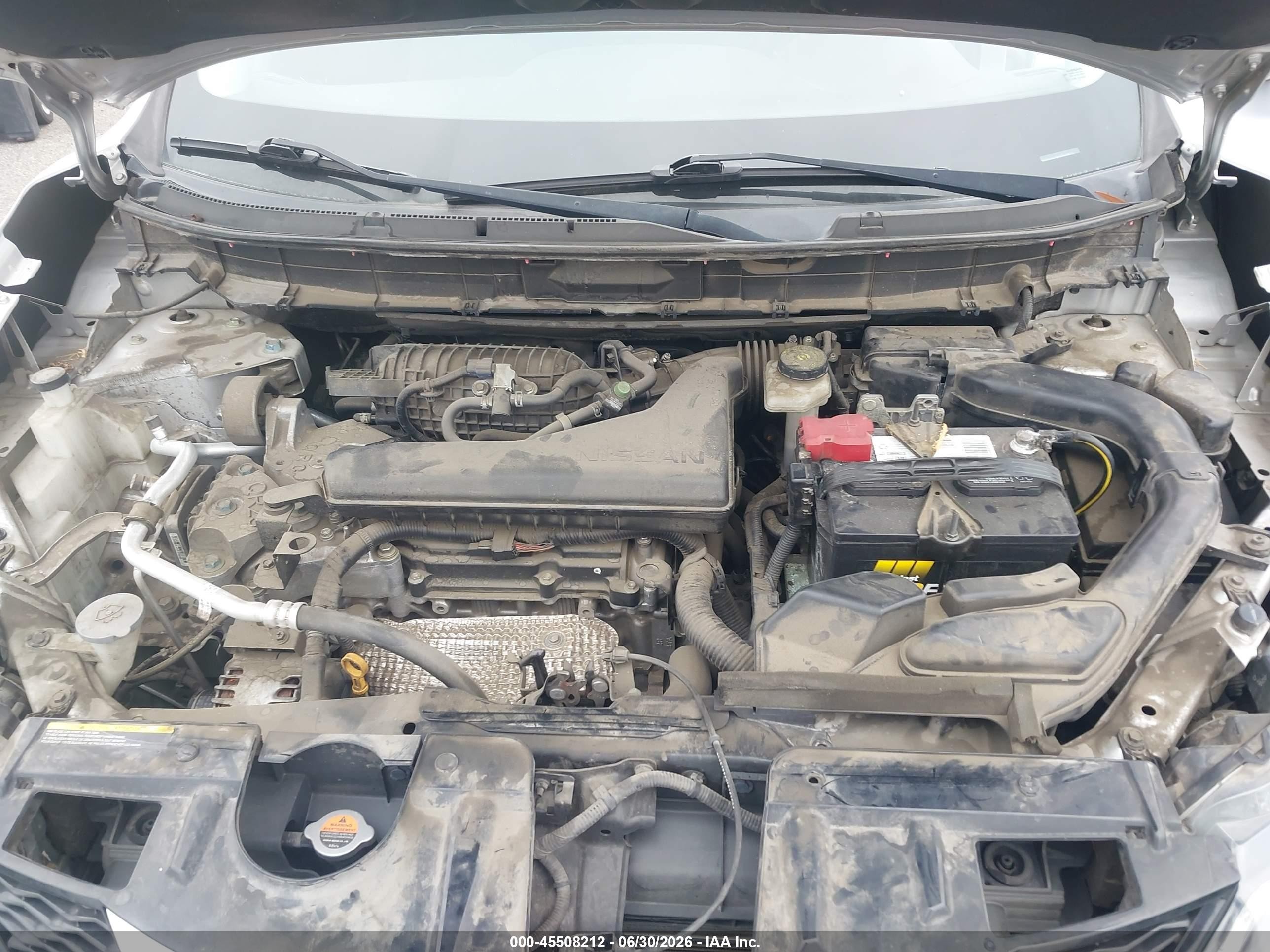 2015 Nissan Rogue Sv Silver vin: KNMAT2MT8FP515923
