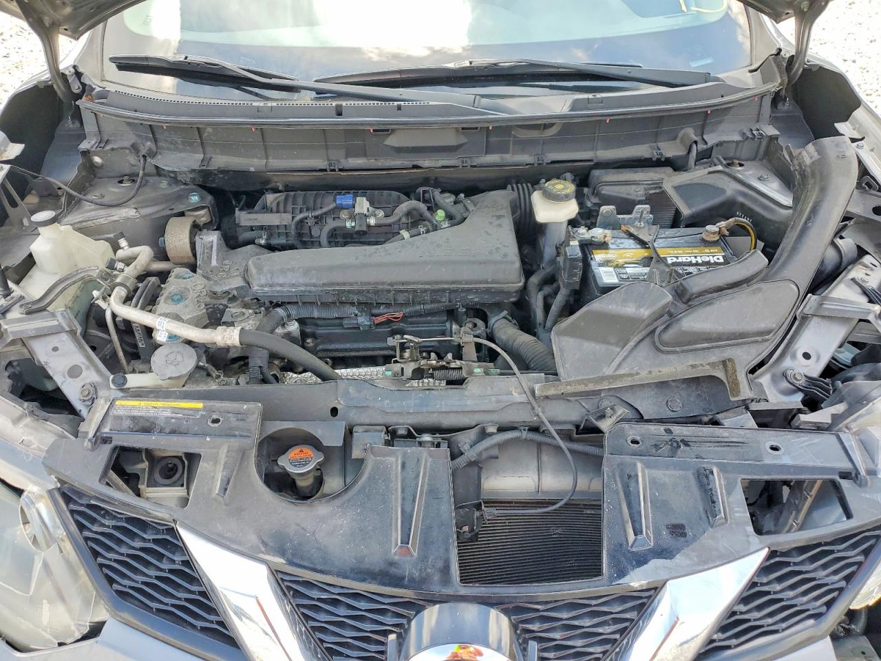 2015 Nissan Rogue Sv Gray vin: KNMAT2MT8FP532088