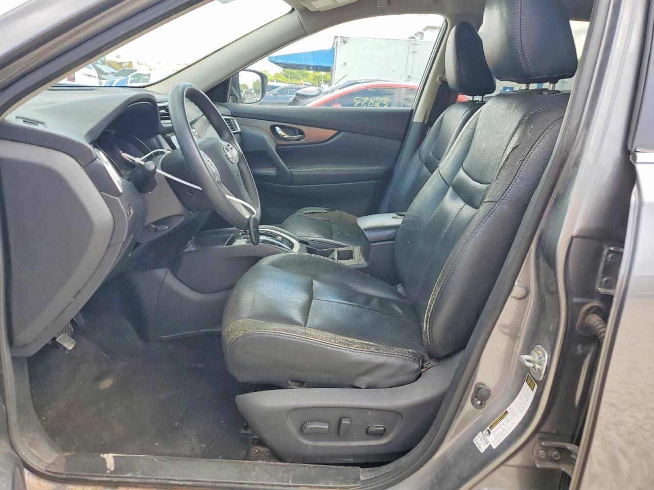 2015 Nissan Rogue Sv Gray vin: KNMAT2MT8FP532088