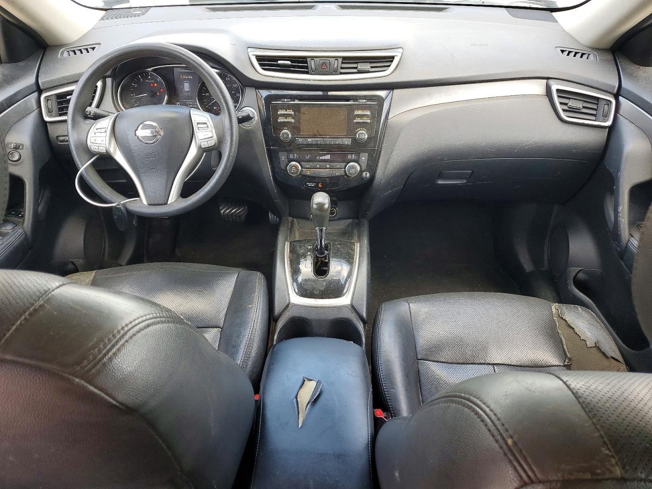 2015 Nissan Rogue Sv Gray vin: KNMAT2MT8FP532088