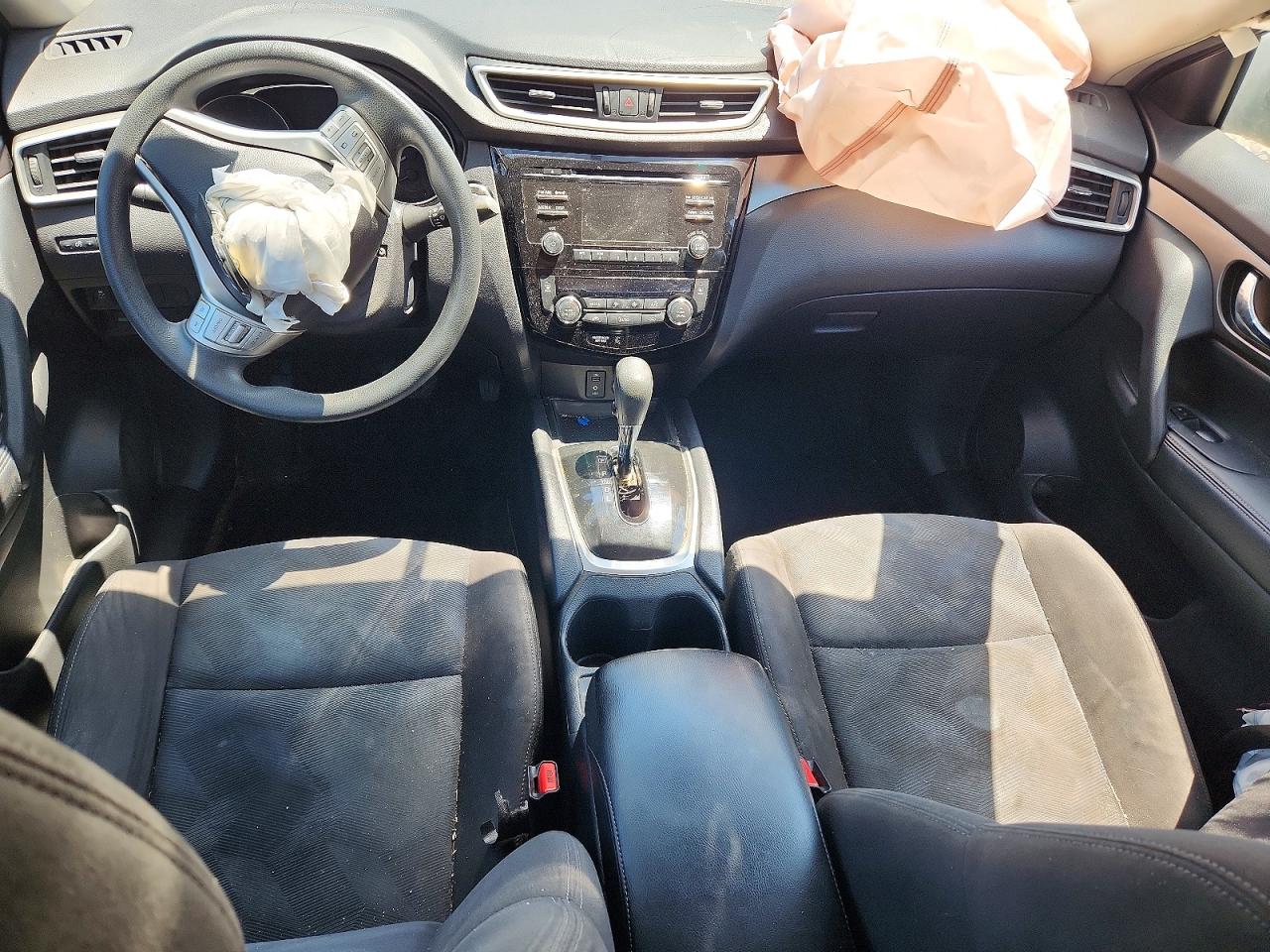 2015 Nissan Rogue Sv Gray vin: KNMAT2MT8FP541440