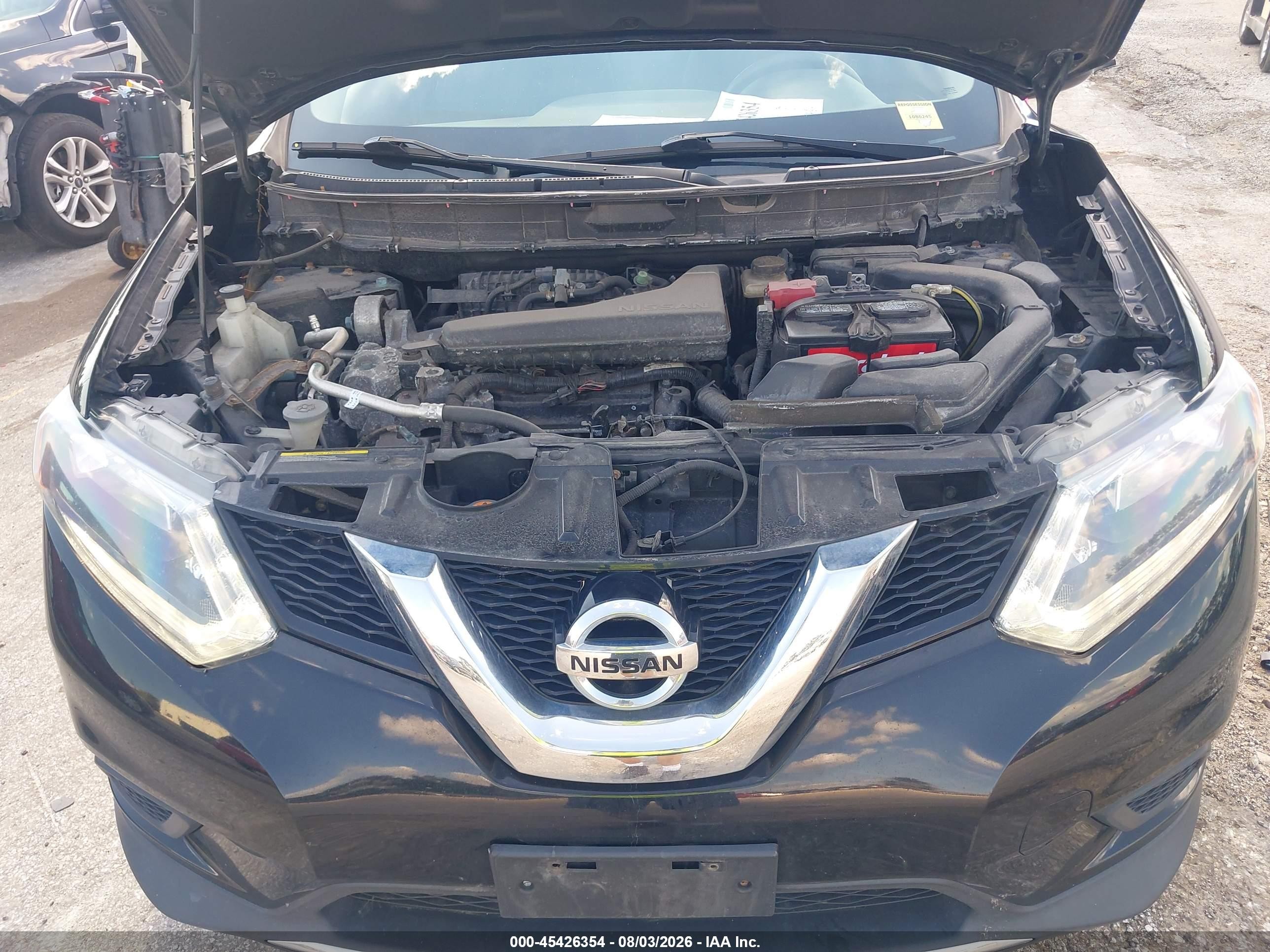 2015 Nissan Rogue S Gray vin: KNMAT2MT8FP542894