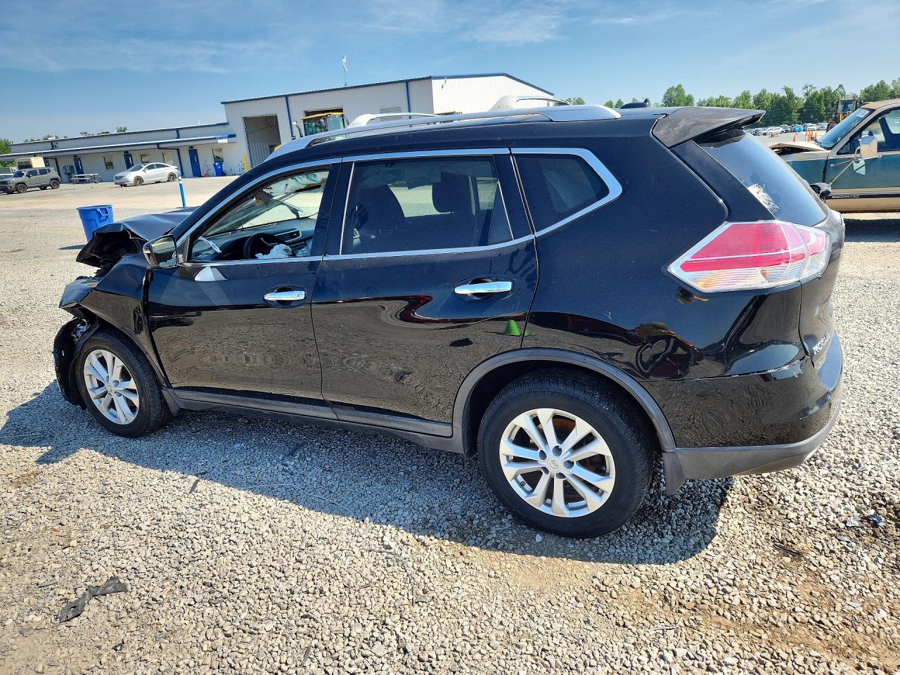 2015 Nissan Rogue Sv Black vin: KNMAT2MT8FP553636