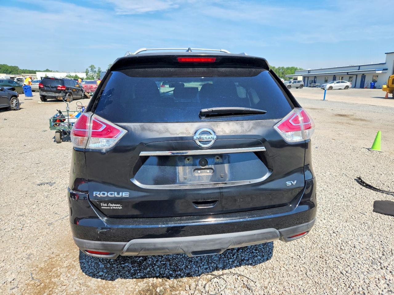 2015 Nissan Rogue Sv Black vin: KNMAT2MT8FP553636