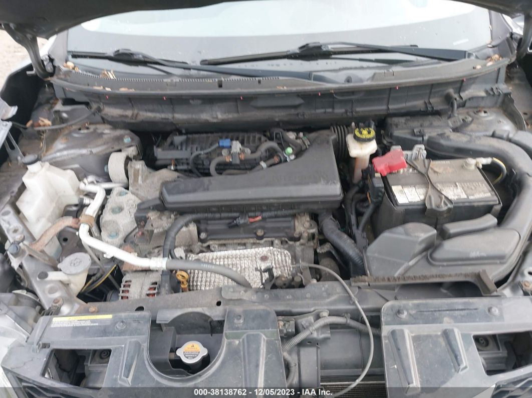 2015 Nissan Rogue S Серый vin: KNMAT2MT8FP565902