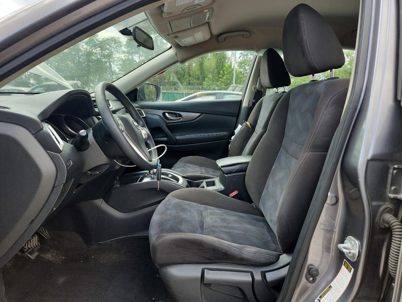2015 Nissan Rogue S Gray vin: KNMAT2MT8FP565902