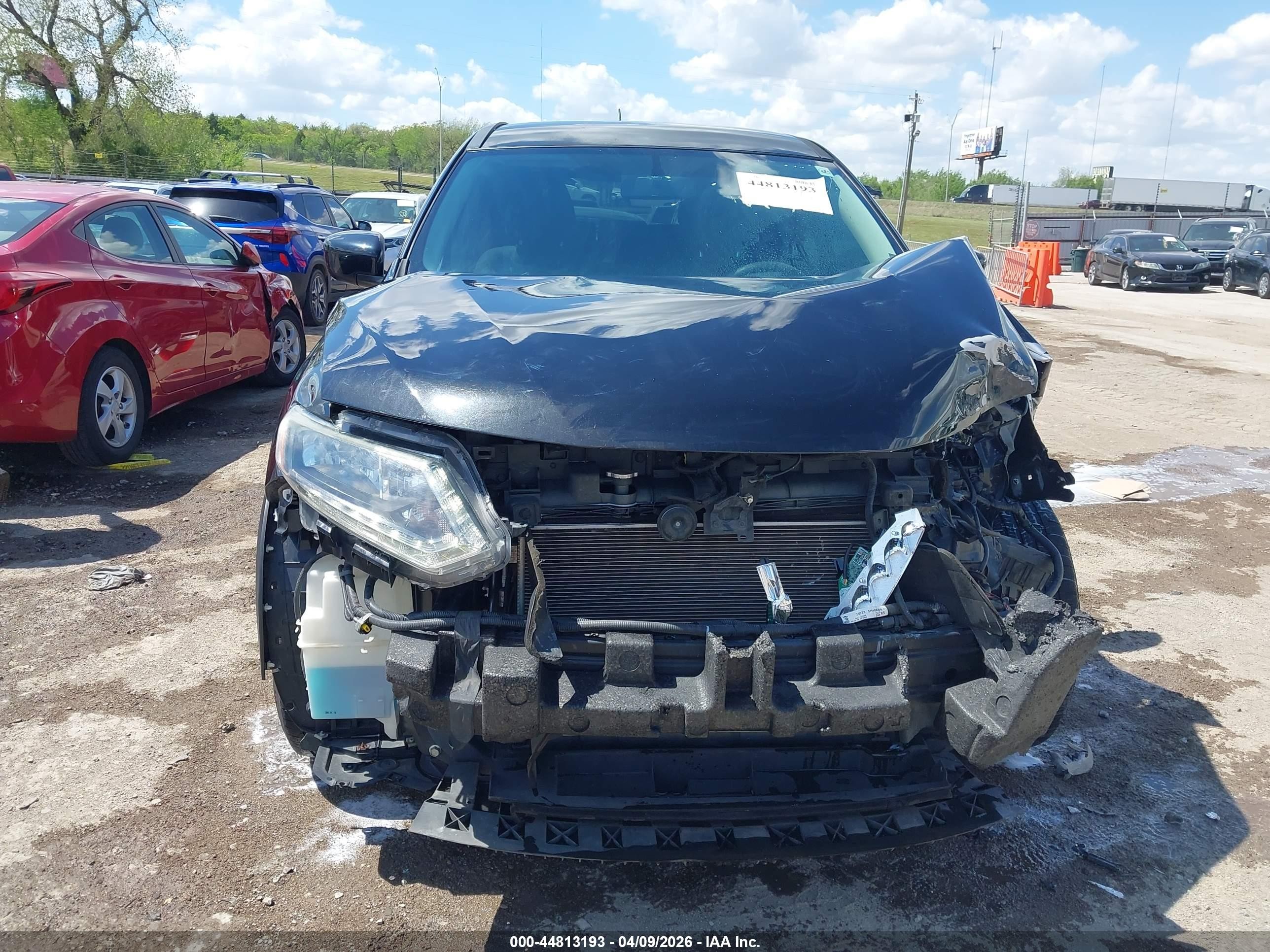 2016 Nissan Rogue S Black vin: KNMAT2MT8GP631494