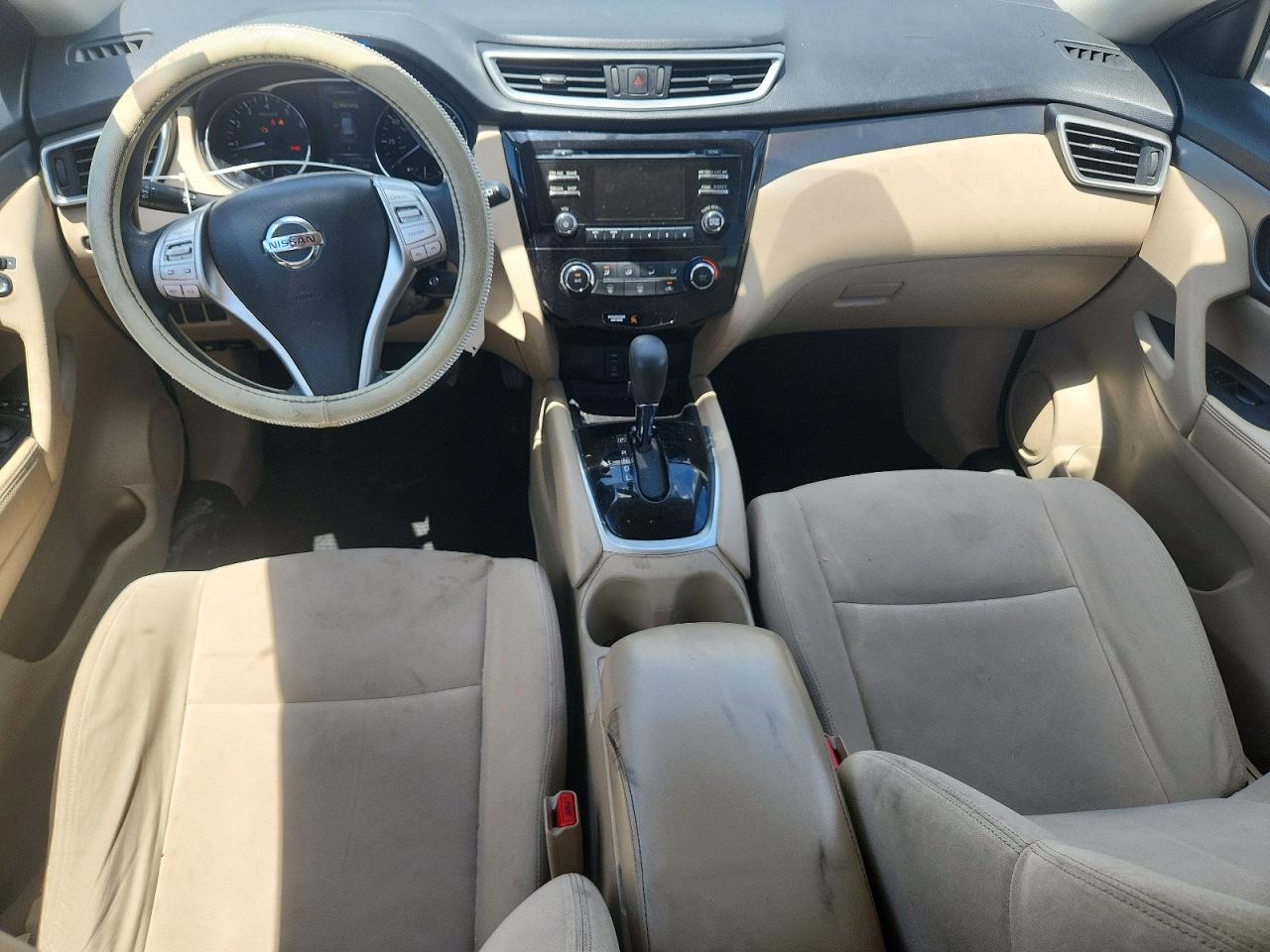 2016 Nissan Rogue S White vin: KNMAT2MT8GP708610