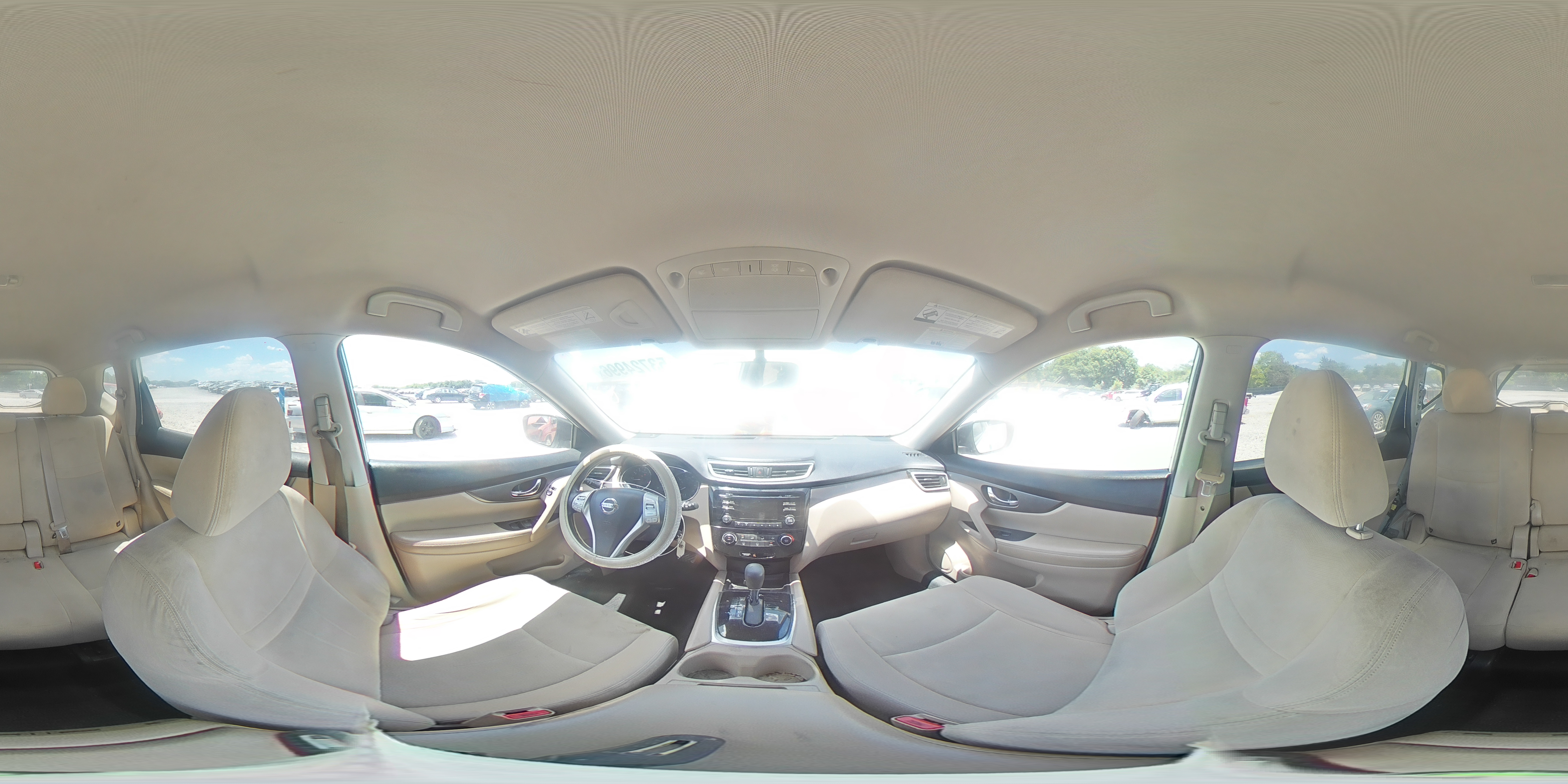 2016 Nissan Rogue S White vin: KNMAT2MT8GP708610