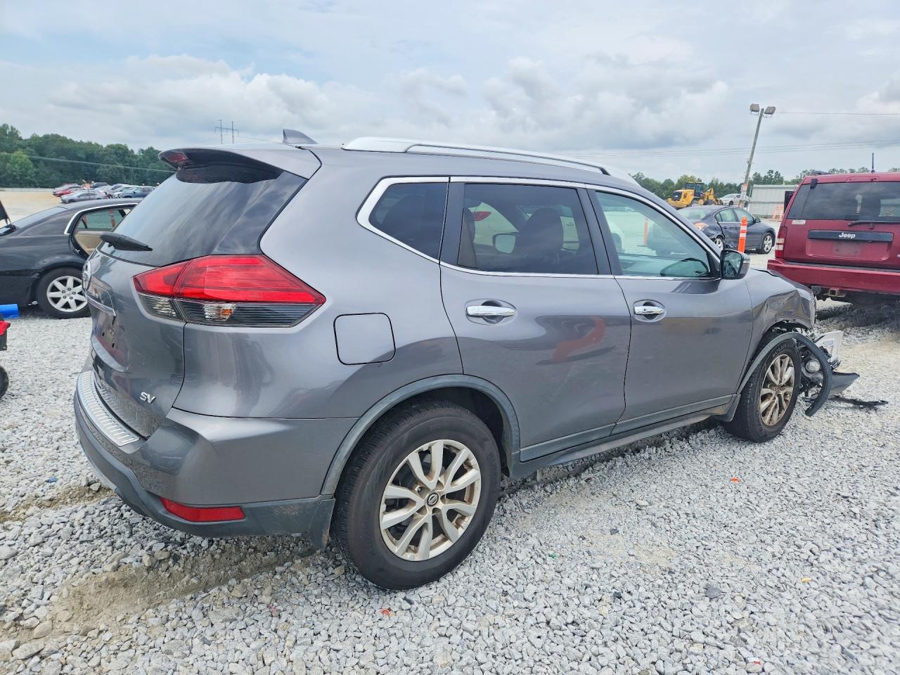2017 Nissan Rogue Sv Gray vin: KNMAT2MT8HP609657