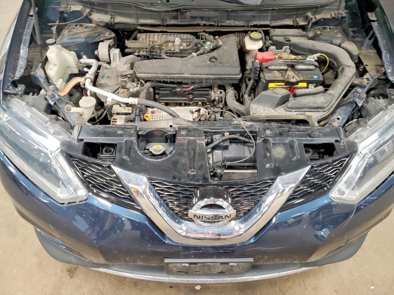 2015 Nissan Rogue S Blue vin: KNMAT2MT9FP513937