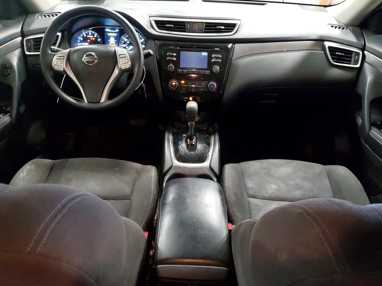 2015 Nissan Rogue S Blue vin: KNMAT2MT9FP513937