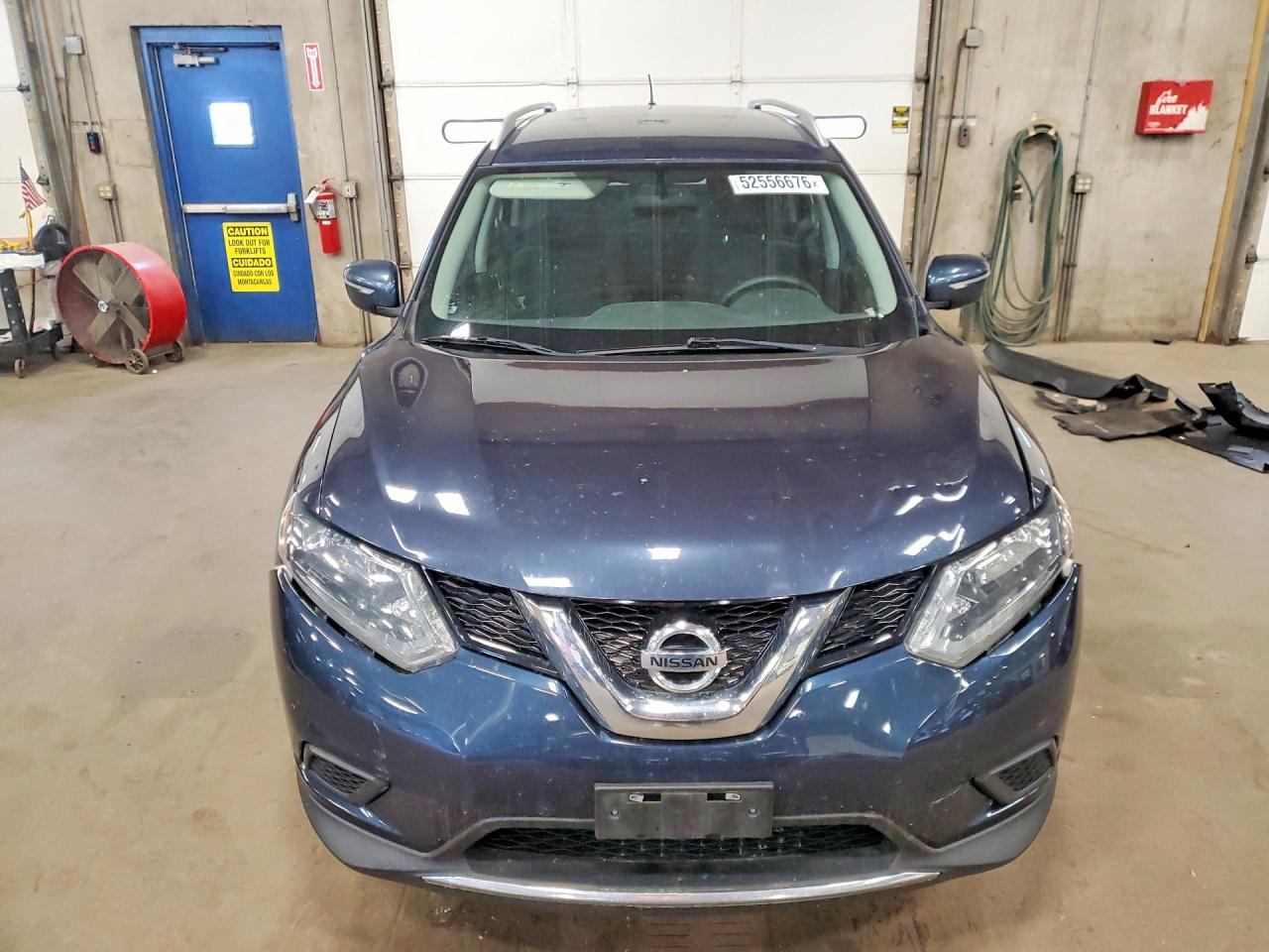 2015 Nissan Rogue S Blue vin: KNMAT2MT9FP513937