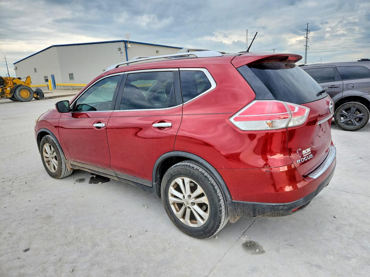2015 Nissan Rogue Sv Red vin: KNMAT2MT9FP517860