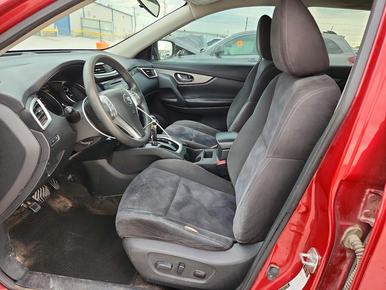 2015 Nissan Rogue Sv Red vin: KNMAT2MT9FP517860