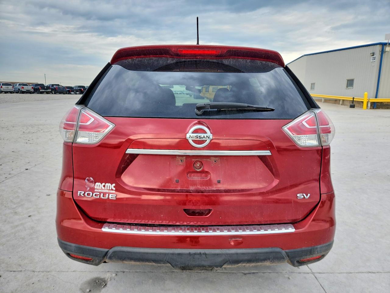 2015 Nissan Rogue Sv Red vin: KNMAT2MT9FP517860
