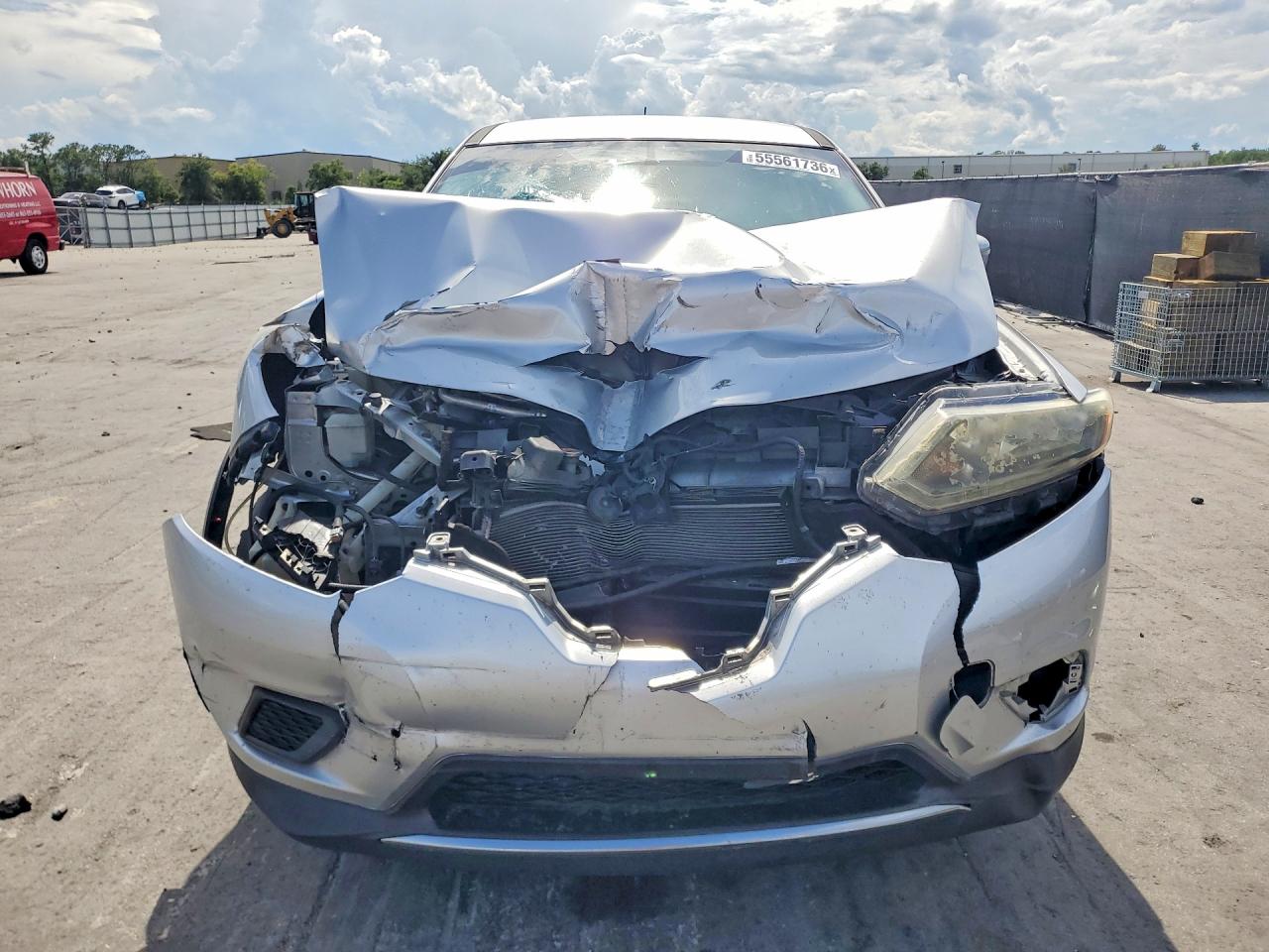 2015 Nissan Rogue S Silver vin: KNMAT2MT9FP547246