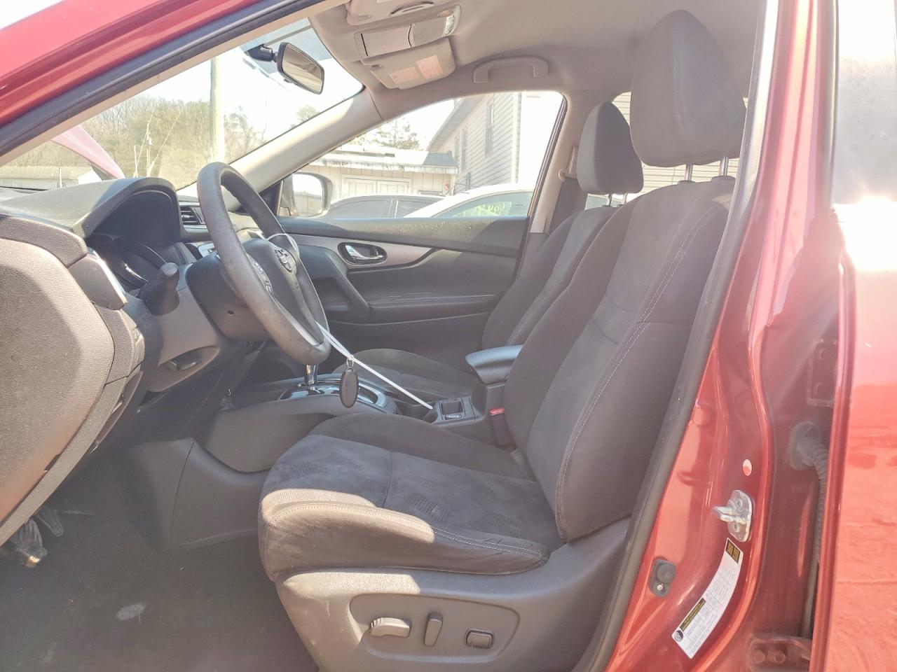 2015 Nissan Rogue Sv Red vin: KNMAT2MT9FP547473