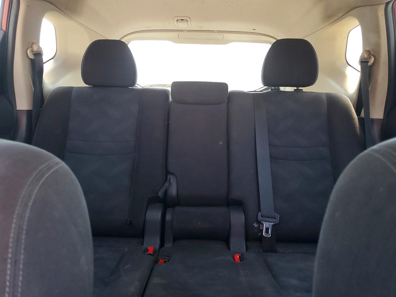 2015 Nissan Rogue Sv Red vin: KNMAT2MT9FP547473
