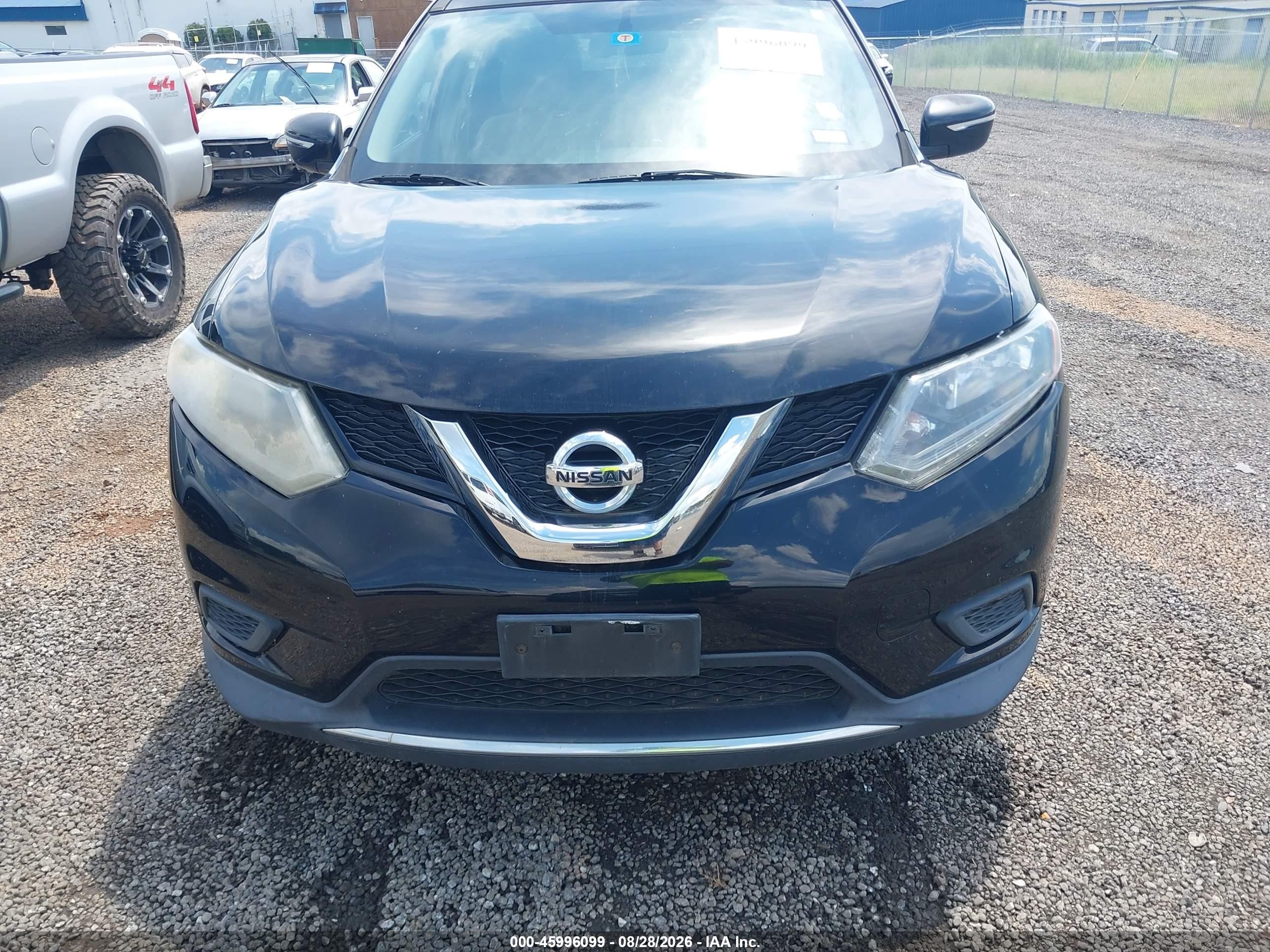 2015 Nissan Rogue Sv Black vin: KNMAT2MT9FP576276