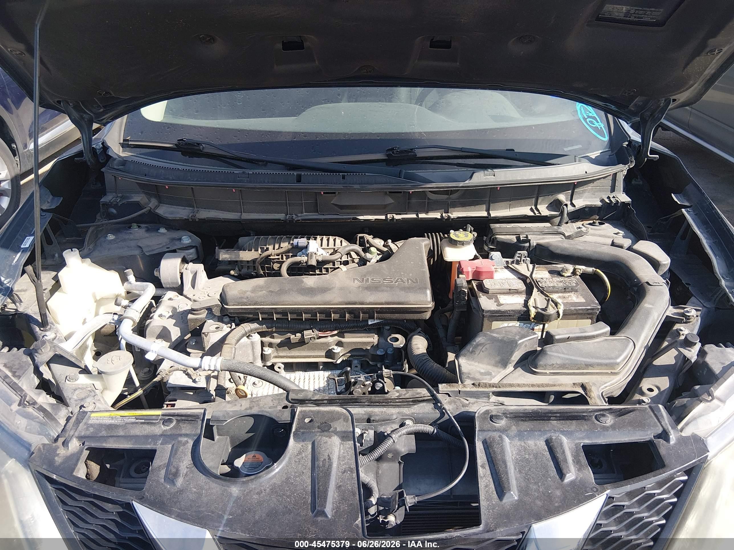 2015 Nissan Rogue S Blue vin: KNMAT2MT9FP585074