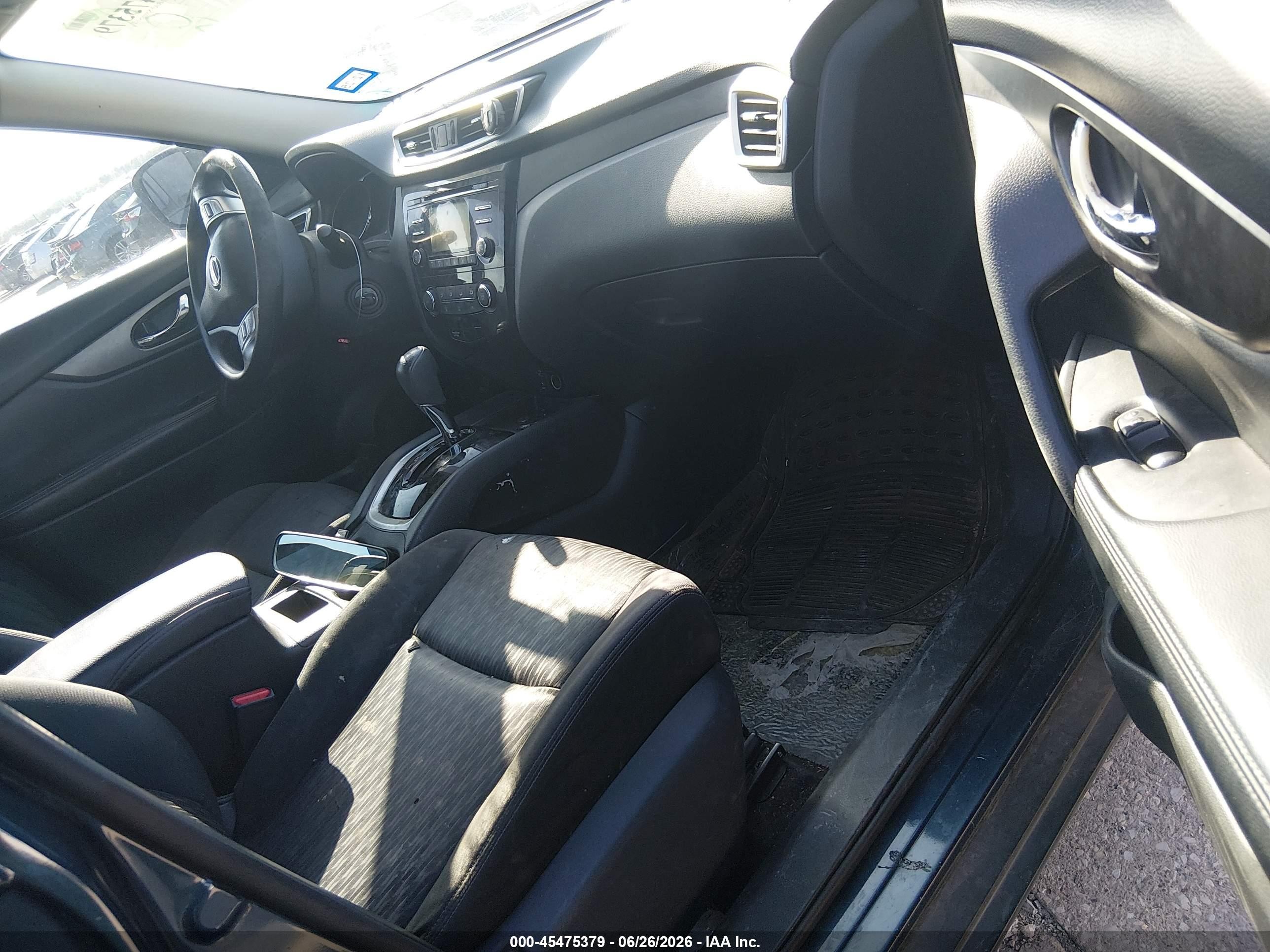 2015 Nissan Rogue S Blue vin: KNMAT2MT9FP585074