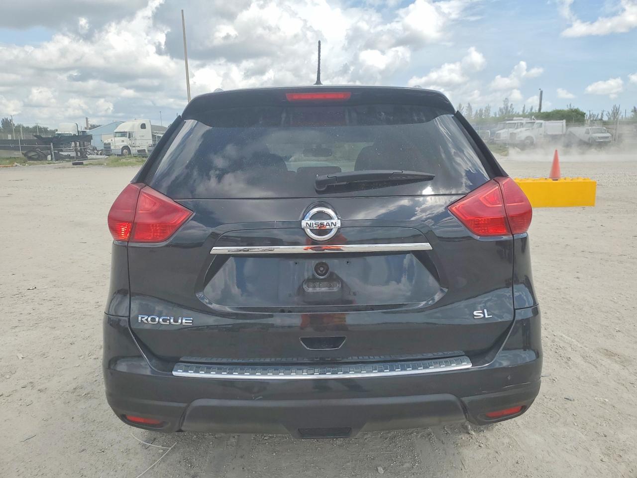 2016 Nissan Rogue Sl Black vin: KNMAT2MT9GP701553