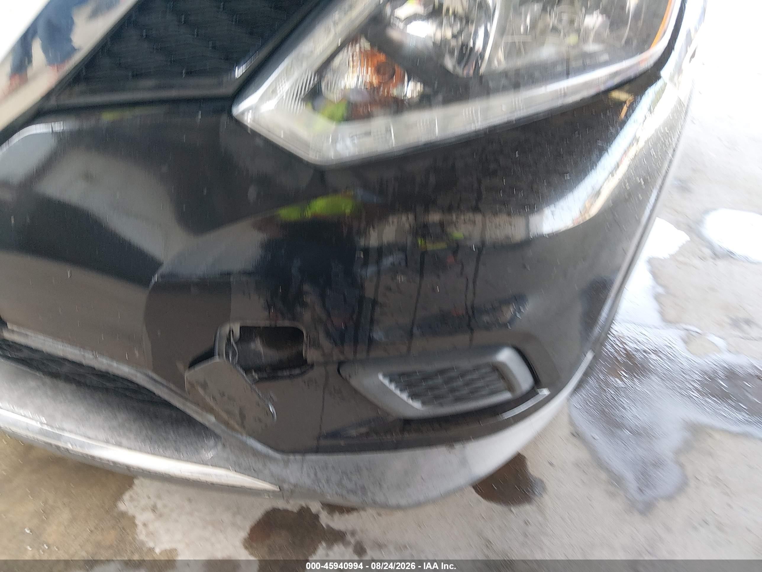 2016 Nissan Rogue Sv Черный vin: KNMAT2MT9GP717638