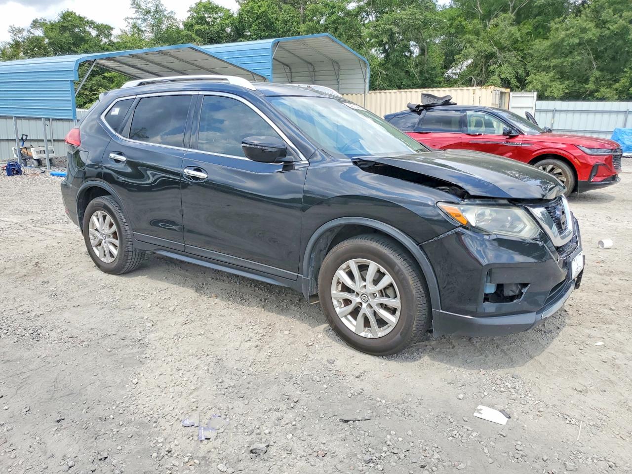 2017 Nissan Rogue Sv Black vin: KNMAT2MT9HP504013