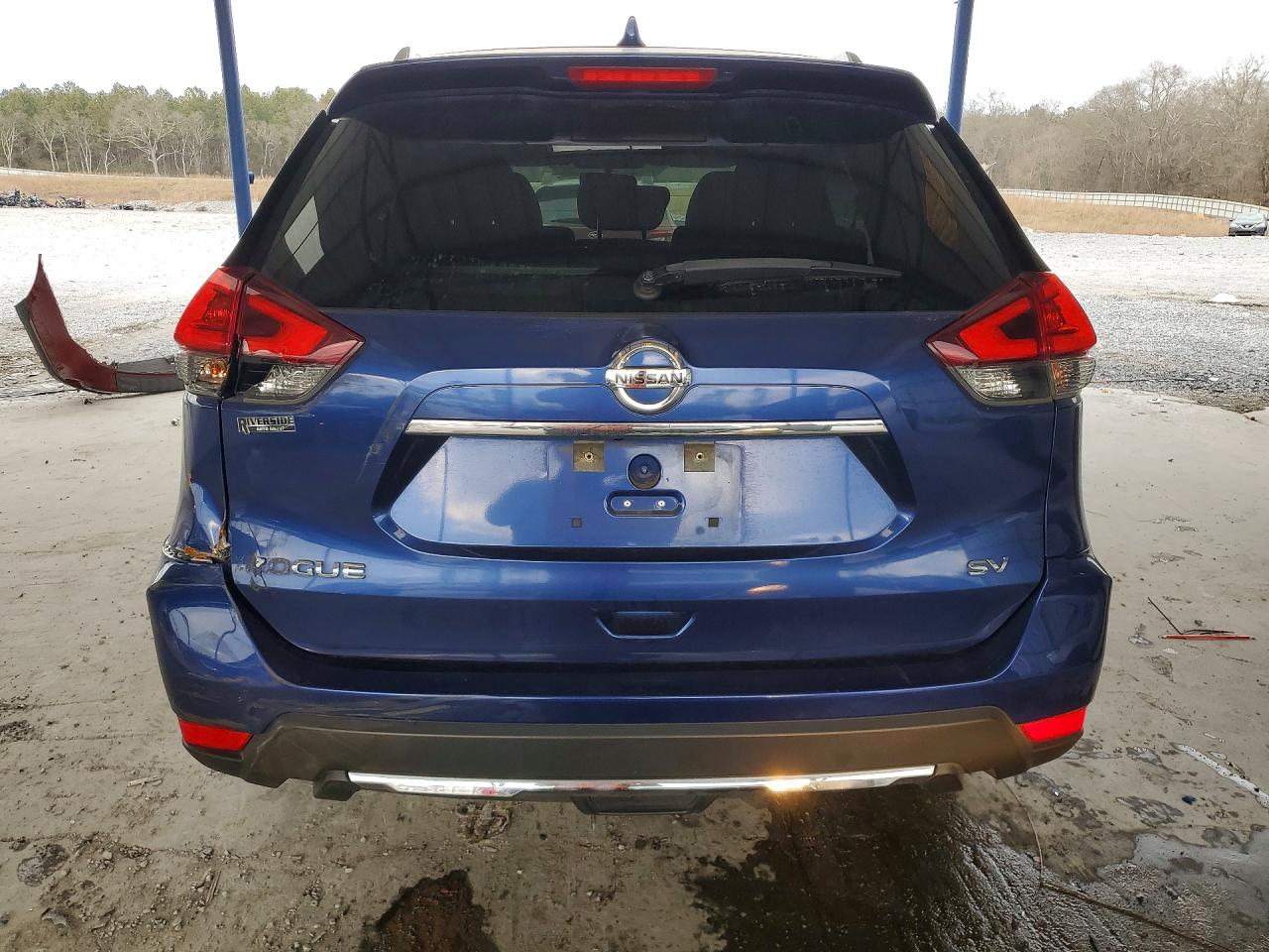 2018 Nissan Rogue S Blue vin: KNMAT2MT9JP605624