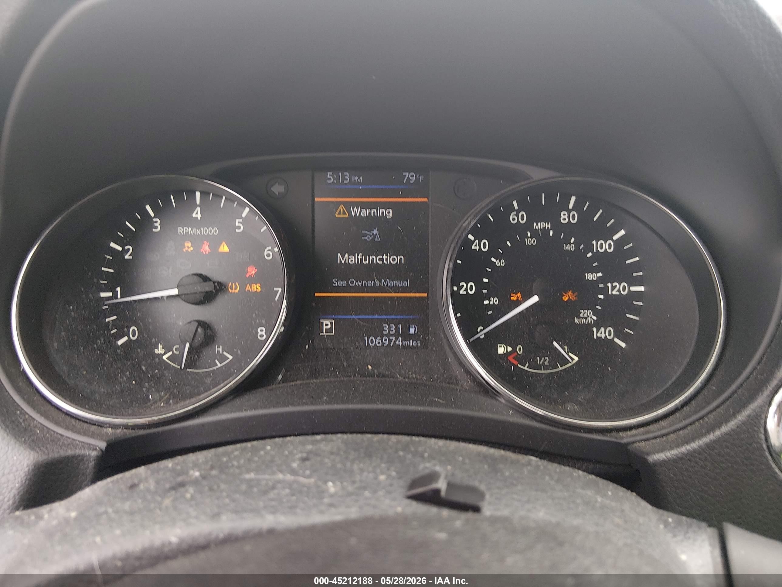 2019 Nissan Rogue Sv White vin: KNMAT2MT9KP518792