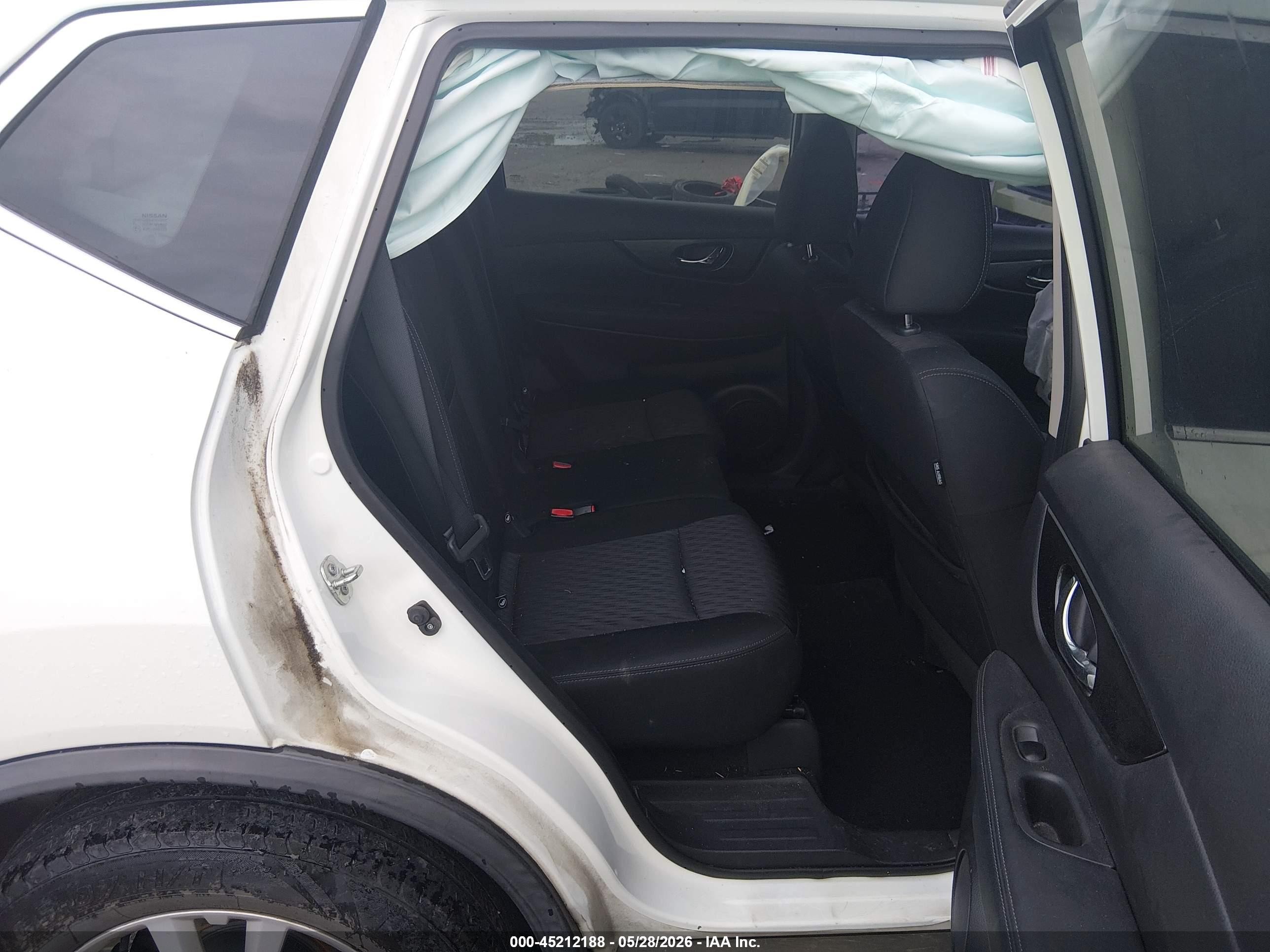 2019 Nissan Rogue Sv White vin: KNMAT2MT9KP518792