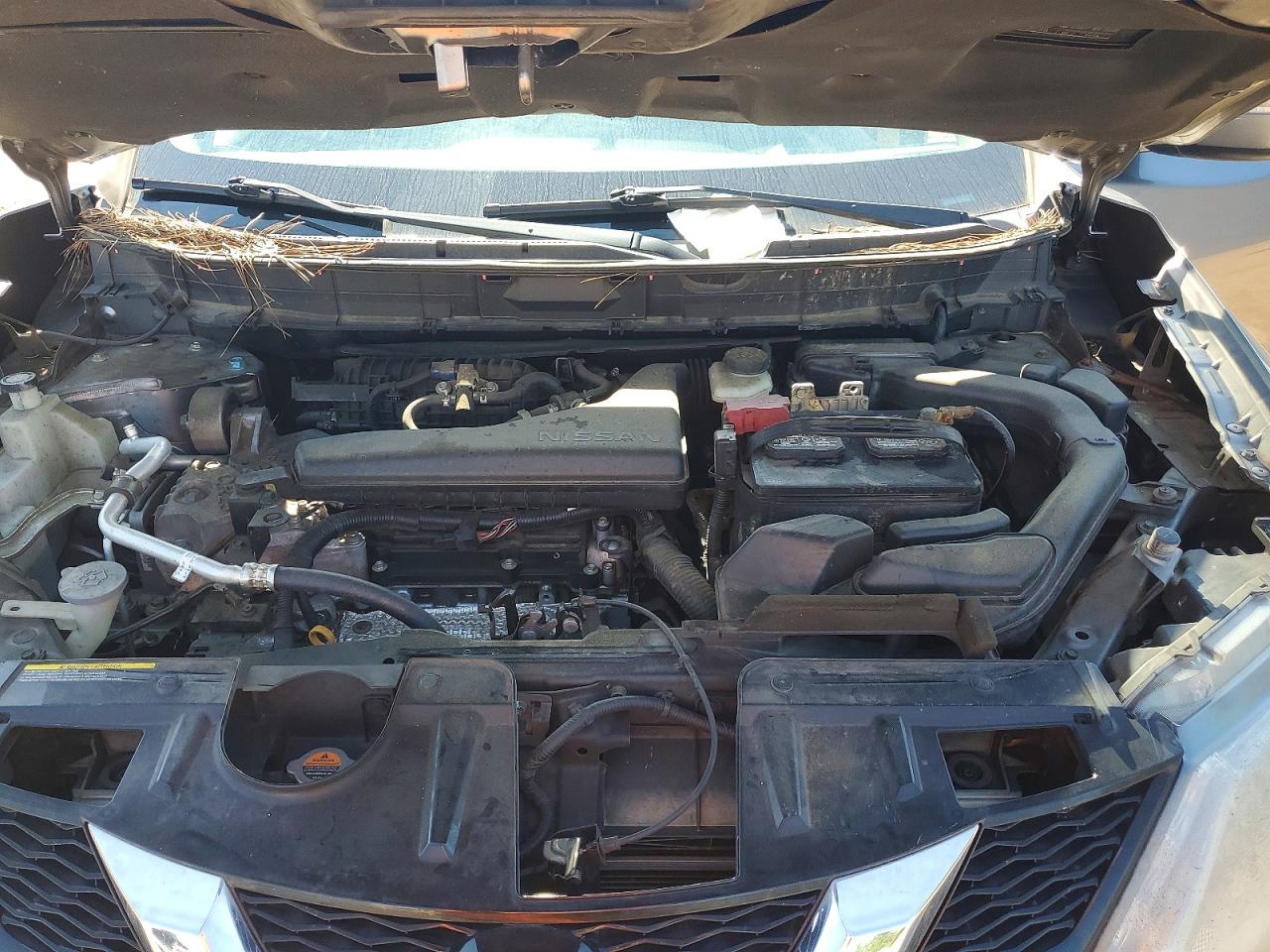 2015 Nissan Rogue Sv Серый vin: KNMAT2MTXFP507032