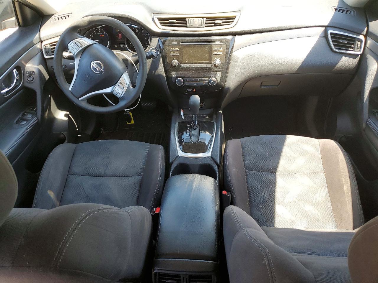 2015 Nissan Rogue Sv Black vin: KNMAT2MTXFP531489