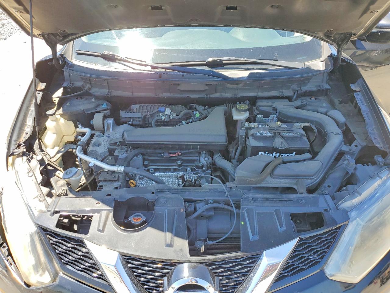 2015 Nissan Rogue Sv Black vin: KNMAT2MTXFP531489