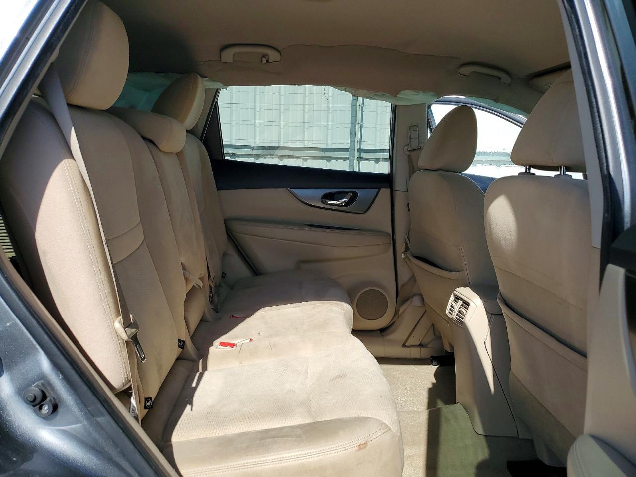 2015 Nissan Rogue Sv Gray vin: KNMAT2MTXFP551256