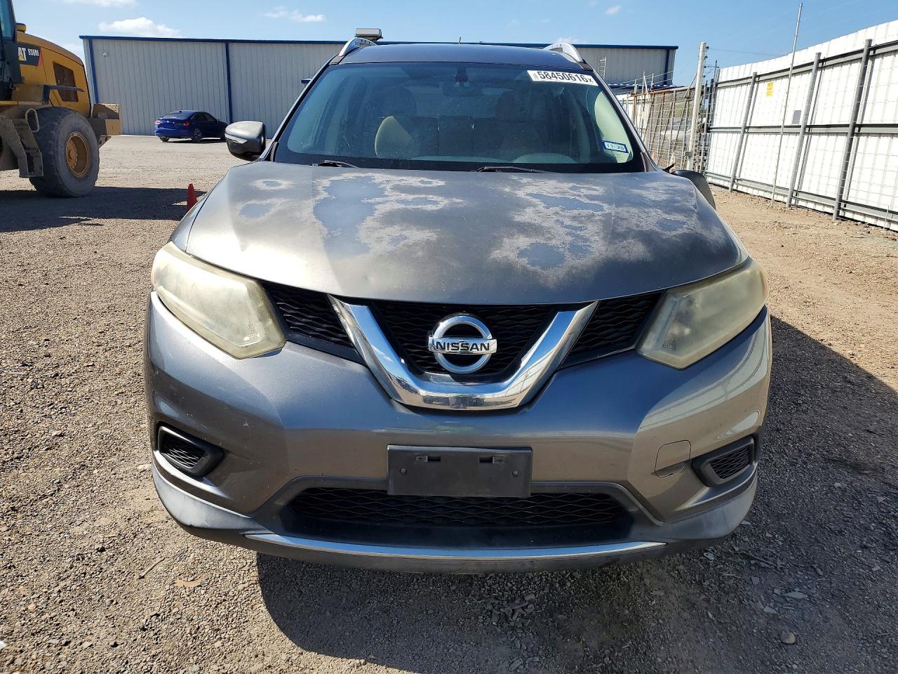 2015 Nissan Rogue Sv Gray vin: KNMAT2MTXFP551256