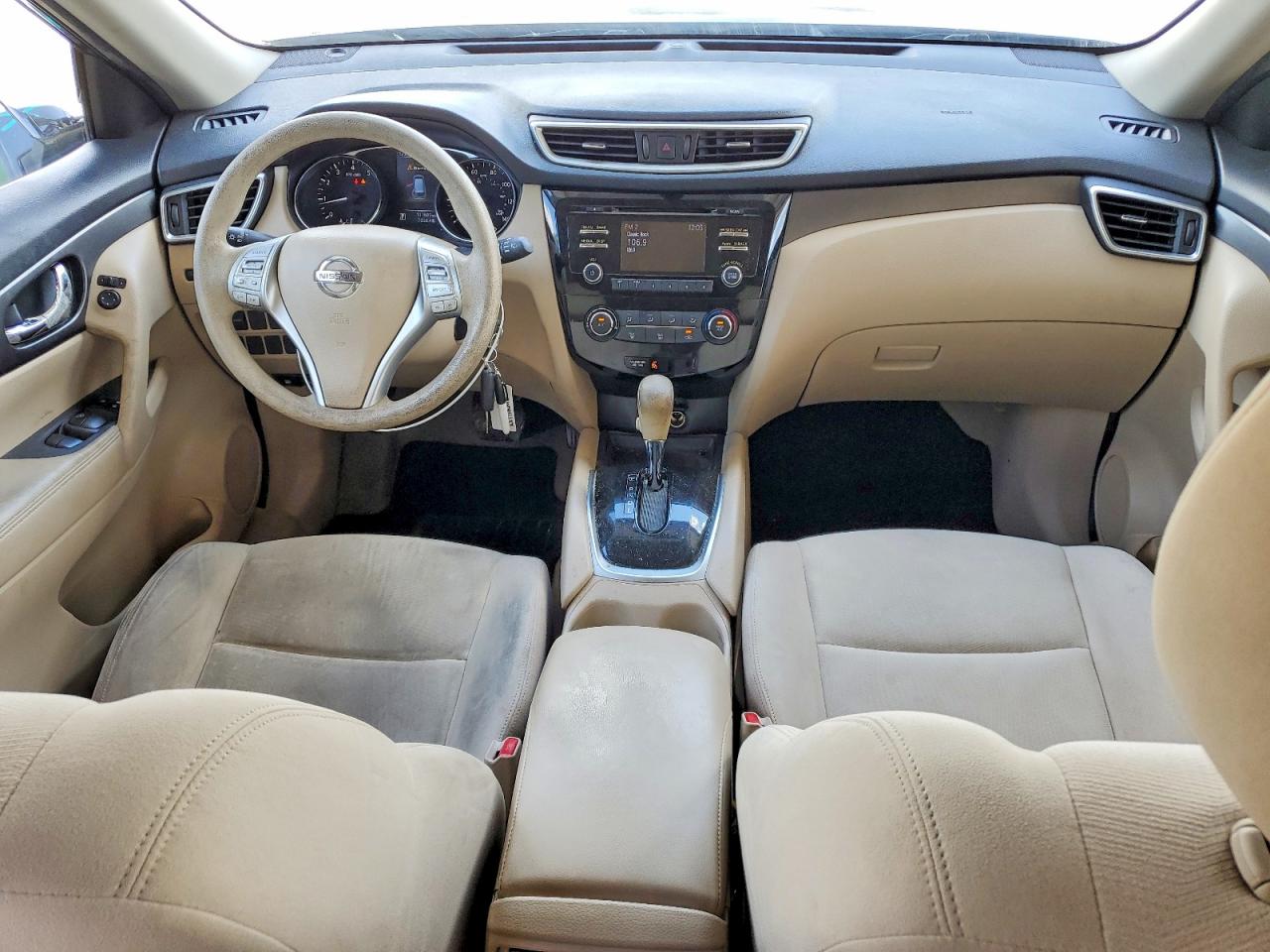 2015 Nissan Rogue S Blue vin: KNMAT2MTXFP559793