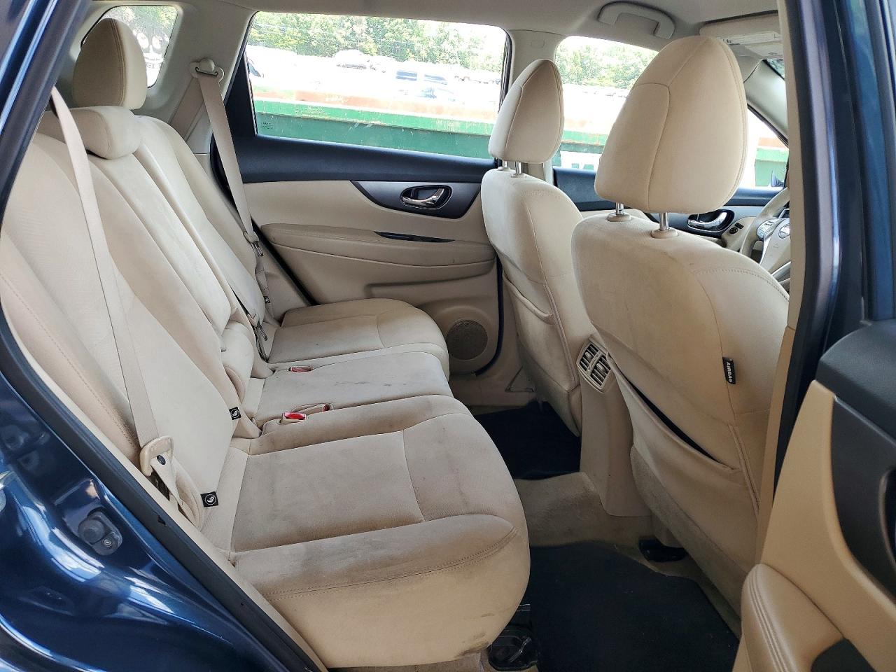 2015 Nissan Rogue S Blue vin: KNMAT2MTXFP559793