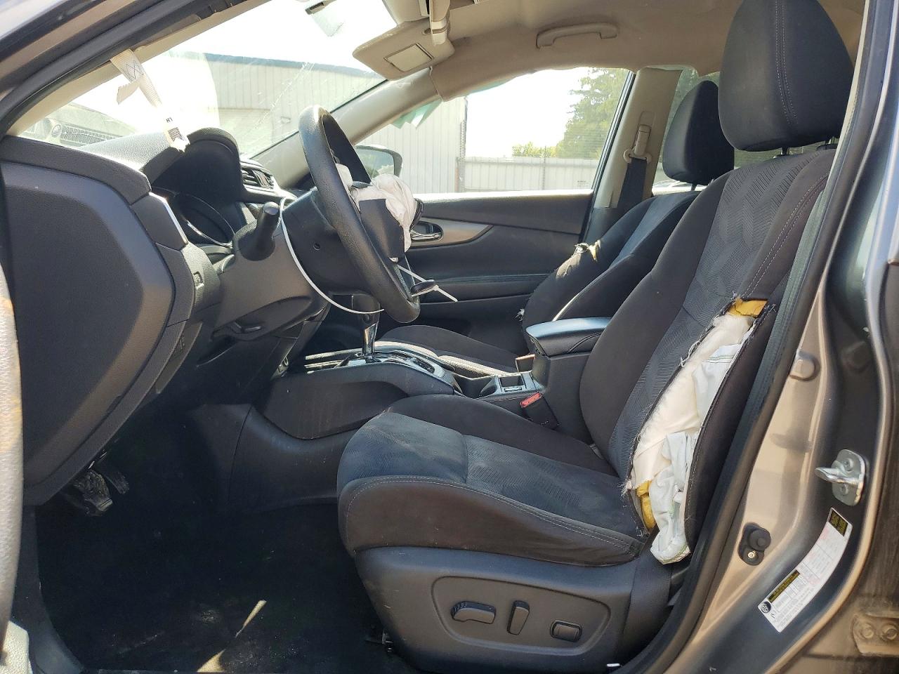 2015 Nissan Rogue S/sl/sv Gray vin: KNMAT2MTXFP566890