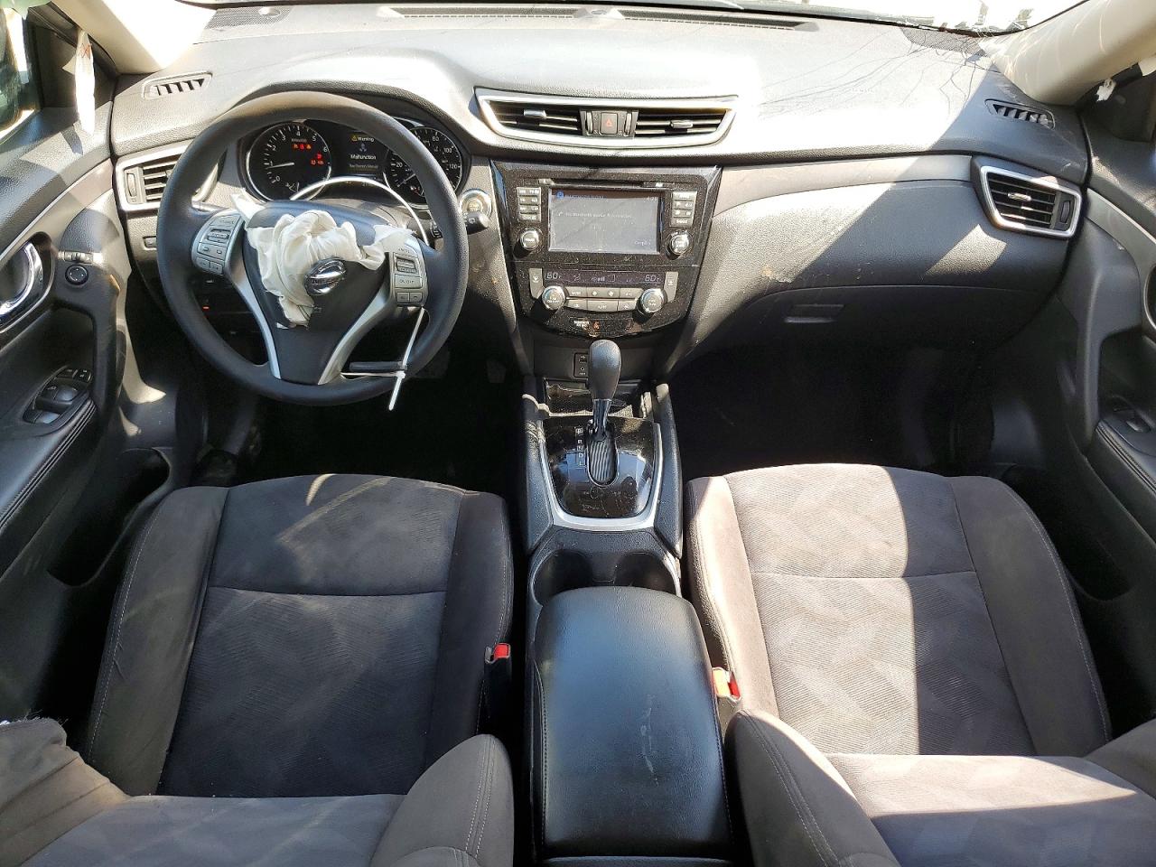 2015 Nissan Rogue S/sl/sv Gray vin: KNMAT2MTXFP566890