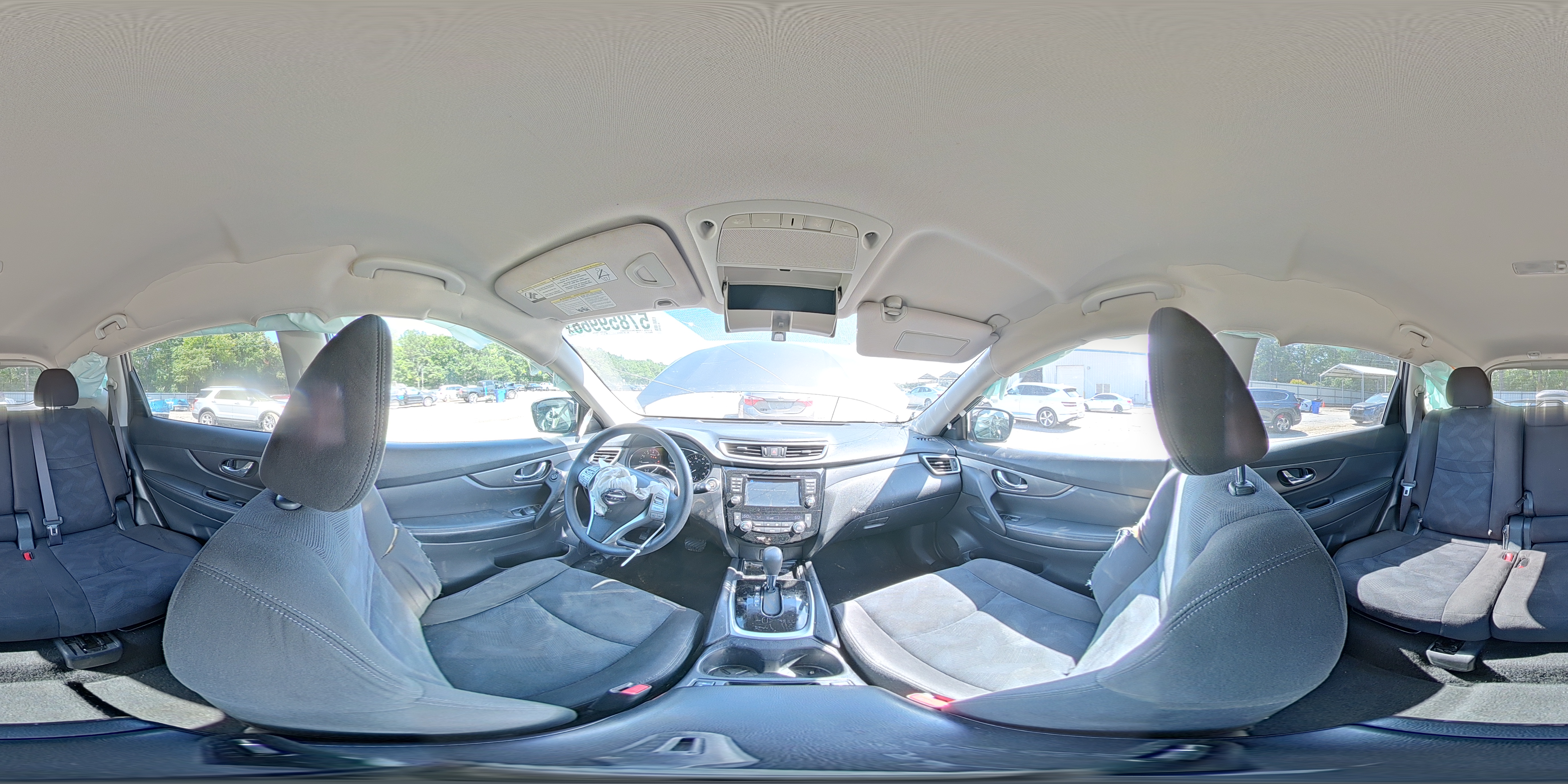 2015 Nissan Rogue S/sl/sv Gray vin: KNMAT2MTXFP566890