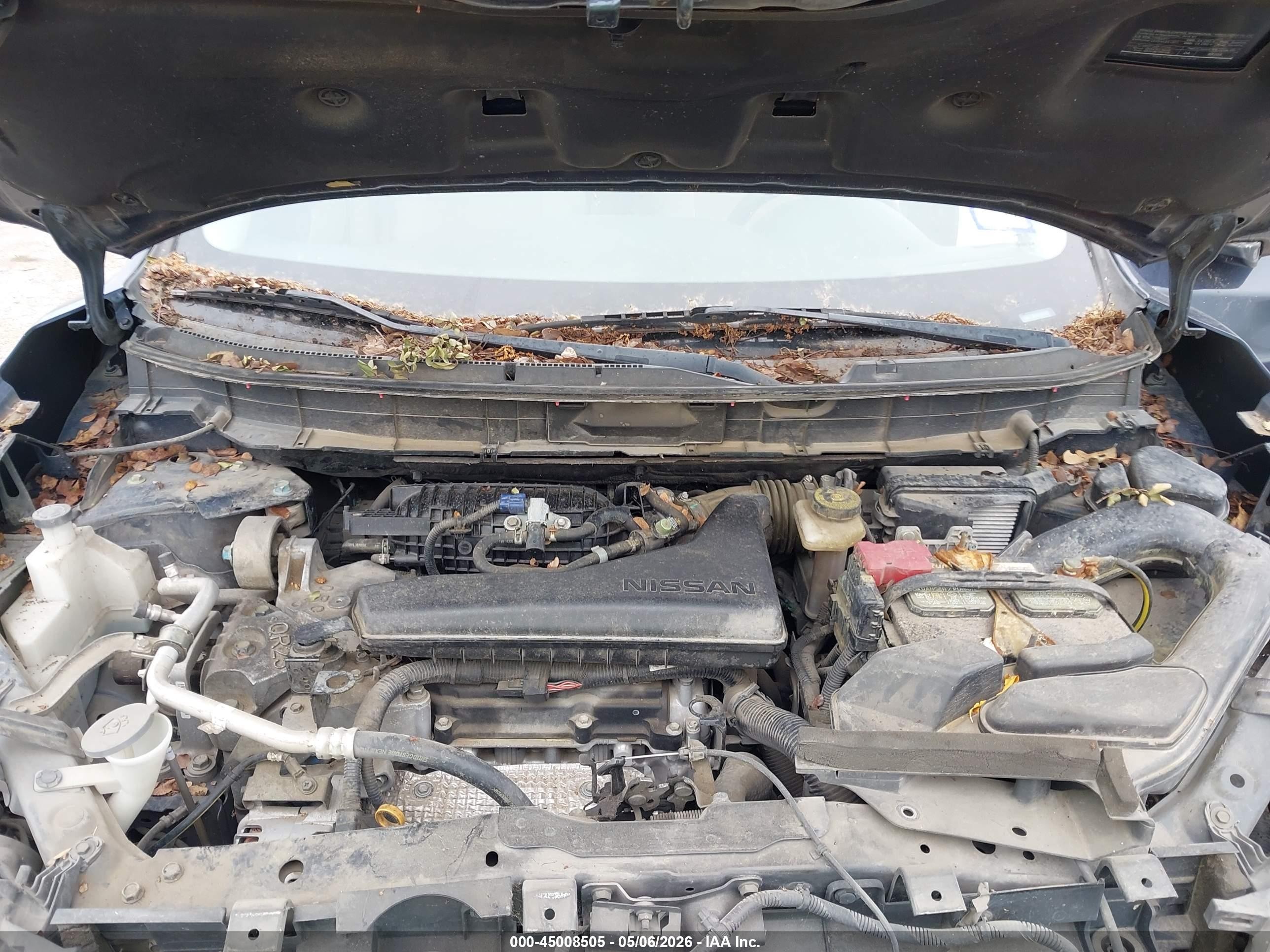 2016 Nissan Rogue S Синий vin: KNMAT2MTXGP647857