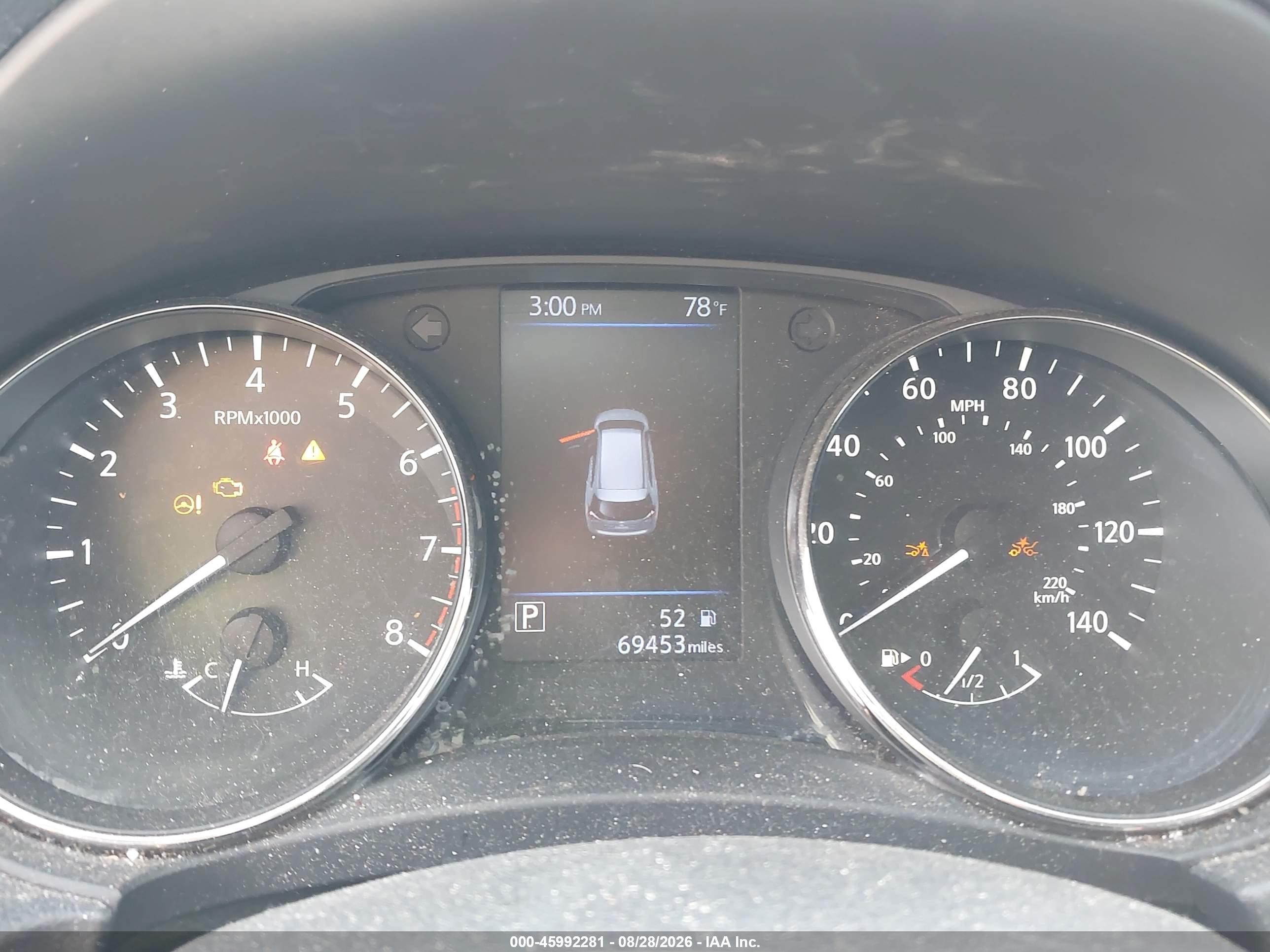 2019 Nissan Rogue Sv Black vin: KNMAT2MTXKP507767