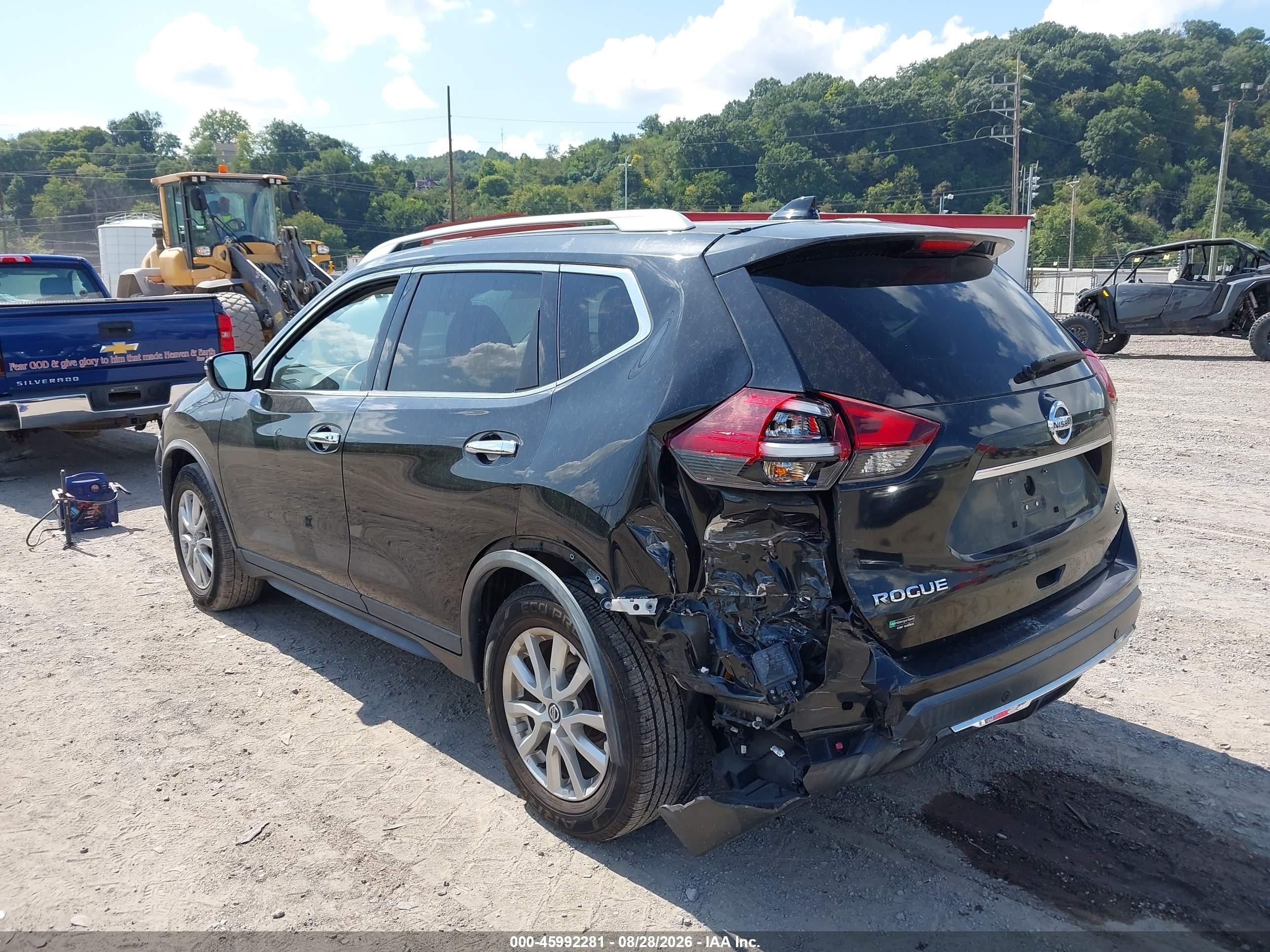 2019 Nissan Rogue Sv Black vin: KNMAT2MTXKP507767
