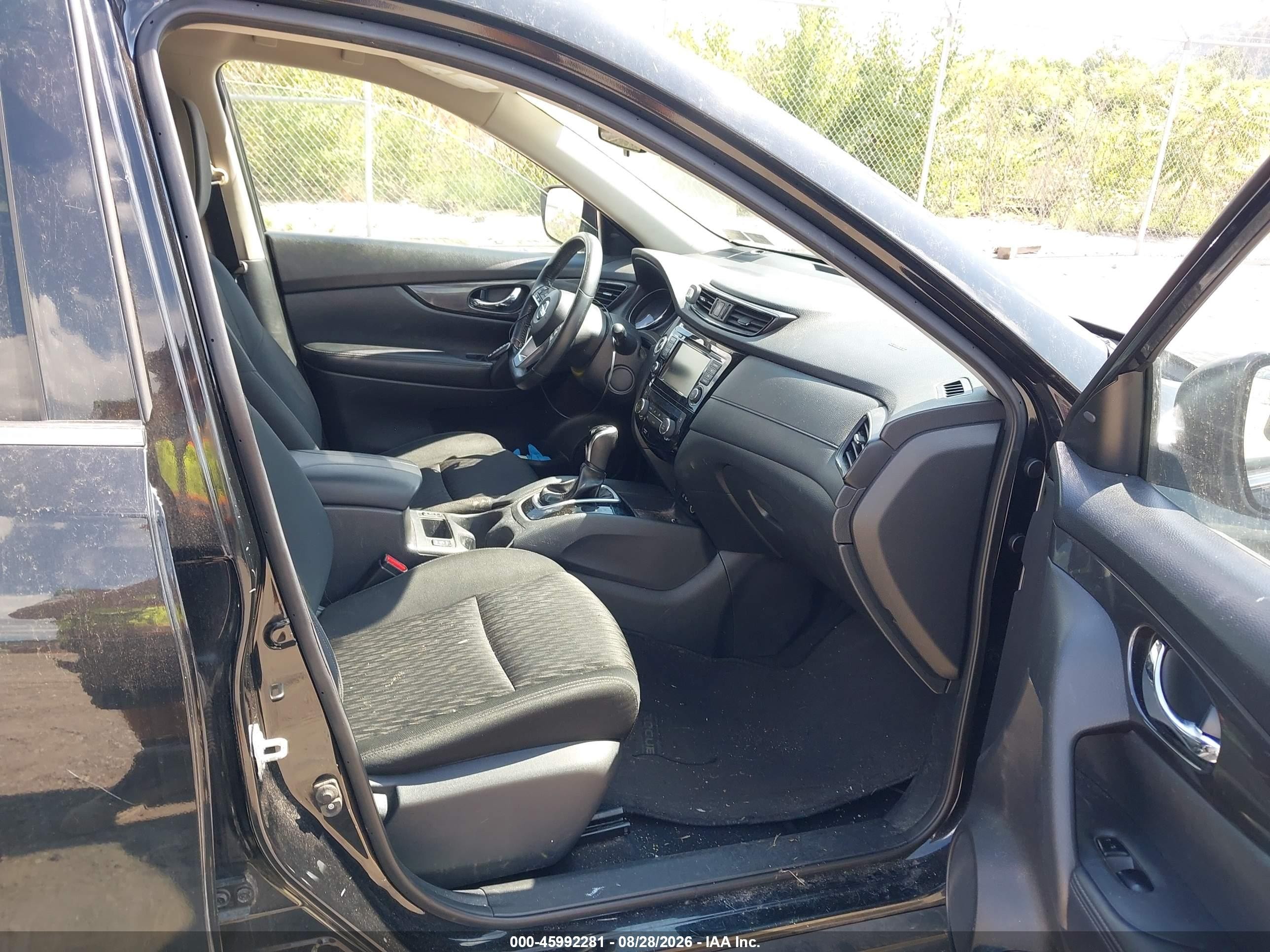 2019 Nissan Rogue Sv Black vin: KNMAT2MTXKP507767