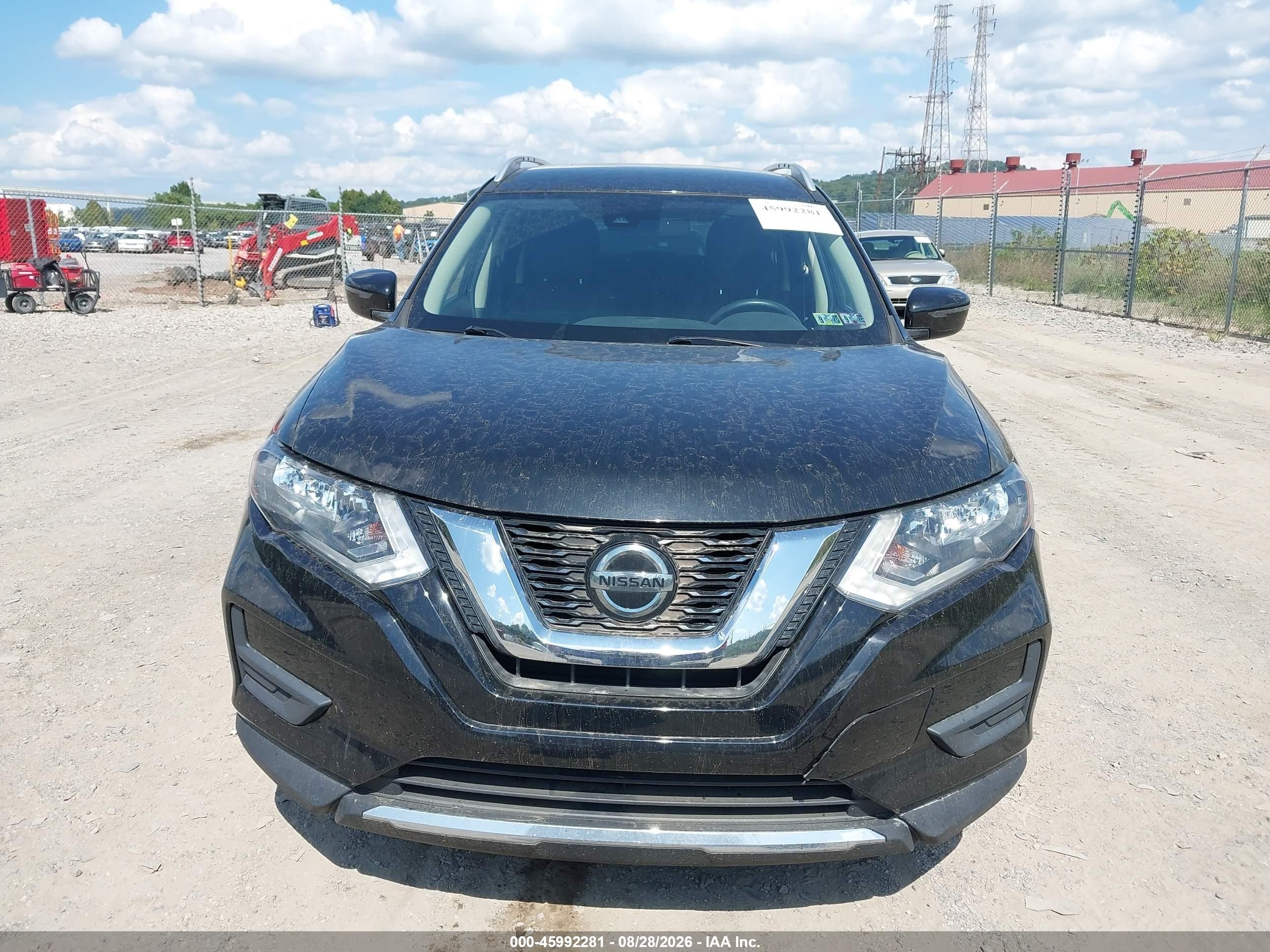 2019 Nissan Rogue Sv Black vin: KNMAT2MTXKP507767