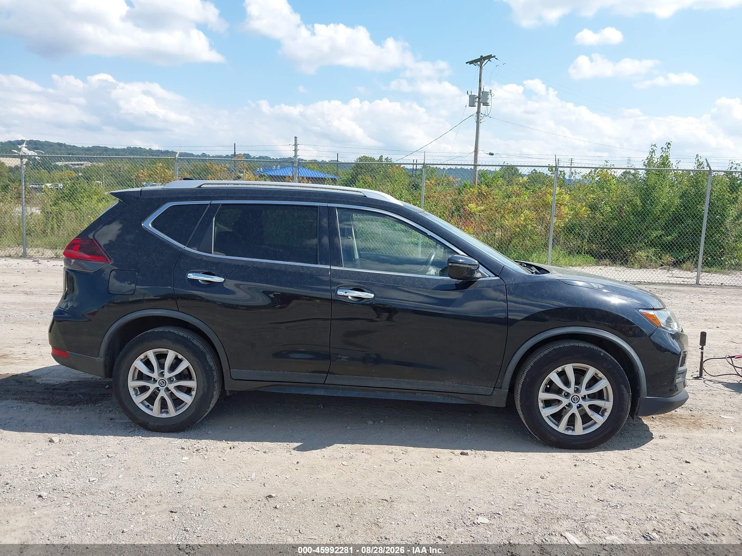 2019 Nissan Rogue Sv Black vin: KNMAT2MTXKP507767