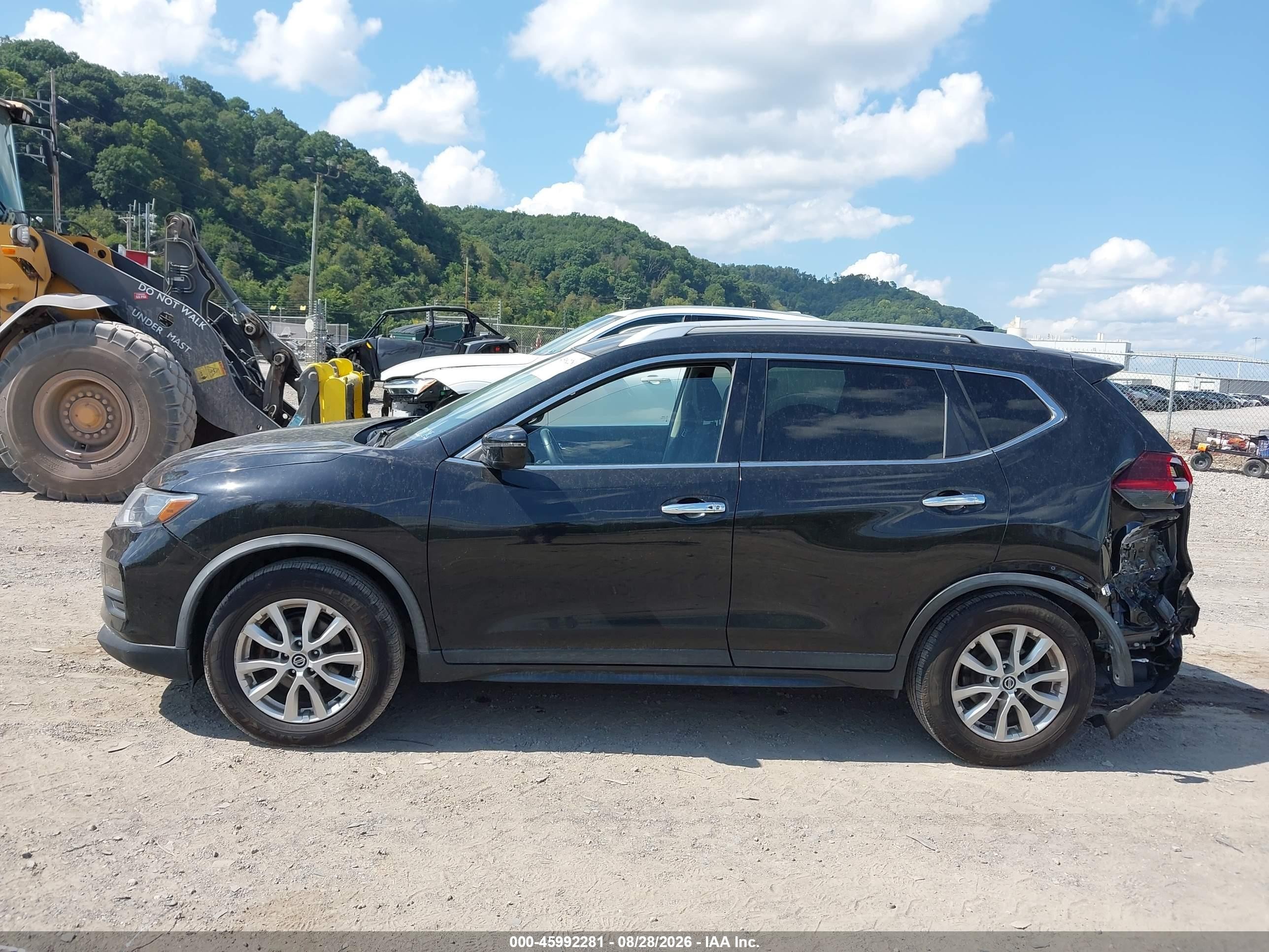 2019 Nissan Rogue Sv Black vin: KNMAT2MTXKP507767